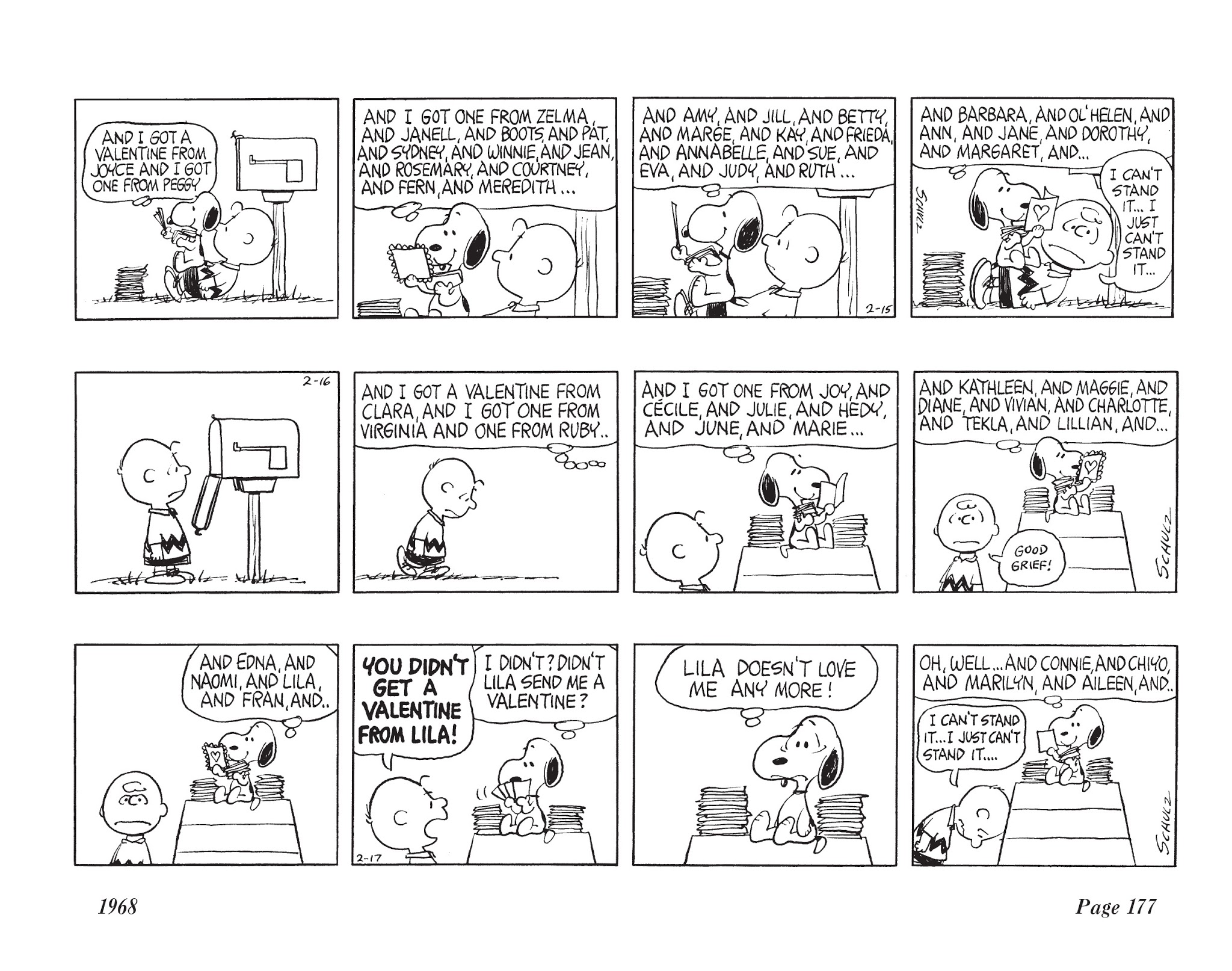 Read online The Complete Peanuts comic -  Issue # TPB 9 - 188