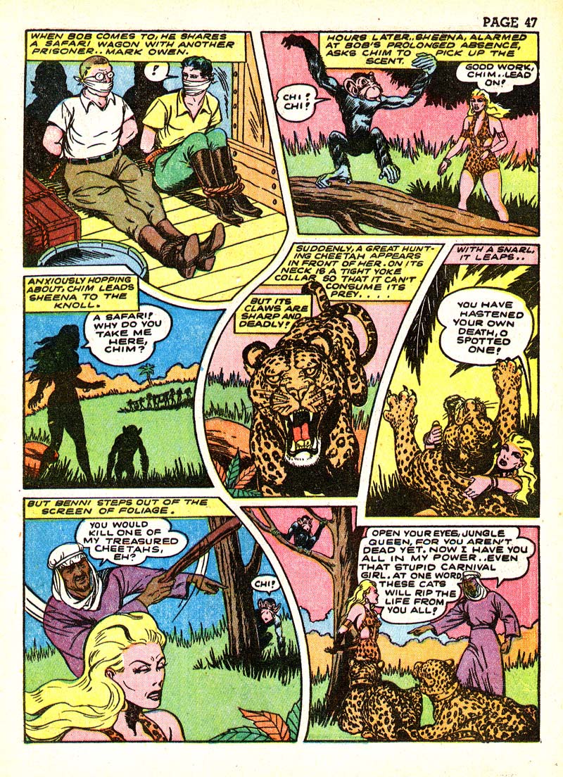 Read online Sheena, Queen of the Jungle (1942) comic -  Issue #3 - 50