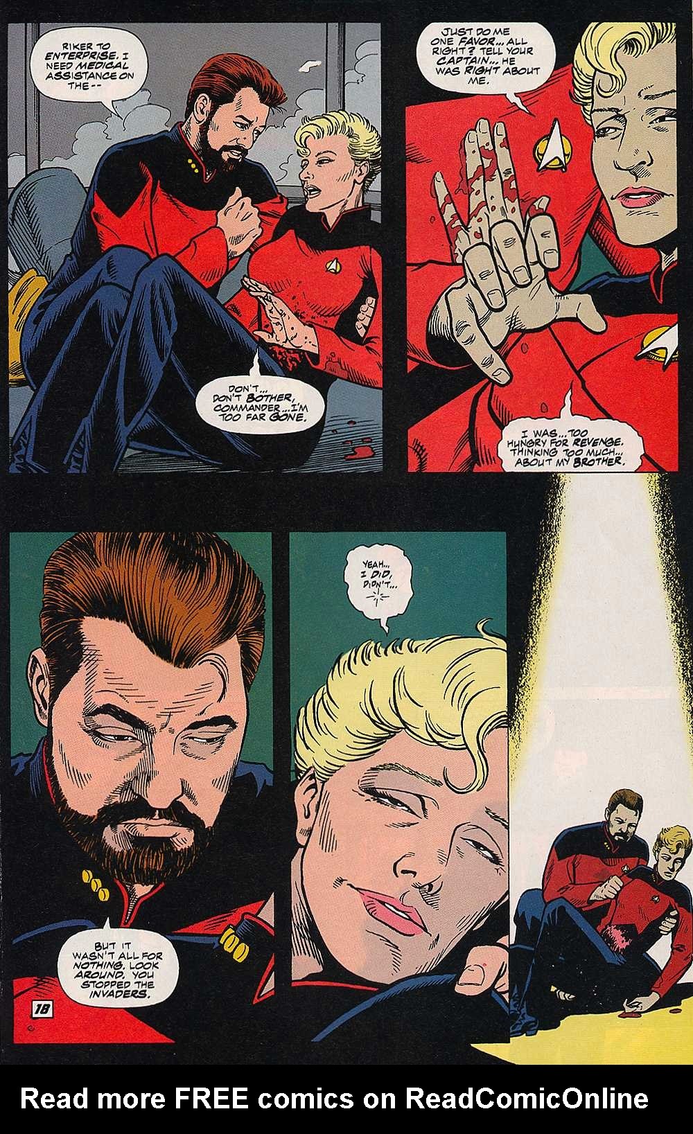 Read online Star Trek: The Next Generation (1989) comic -  Issue #78 - 18