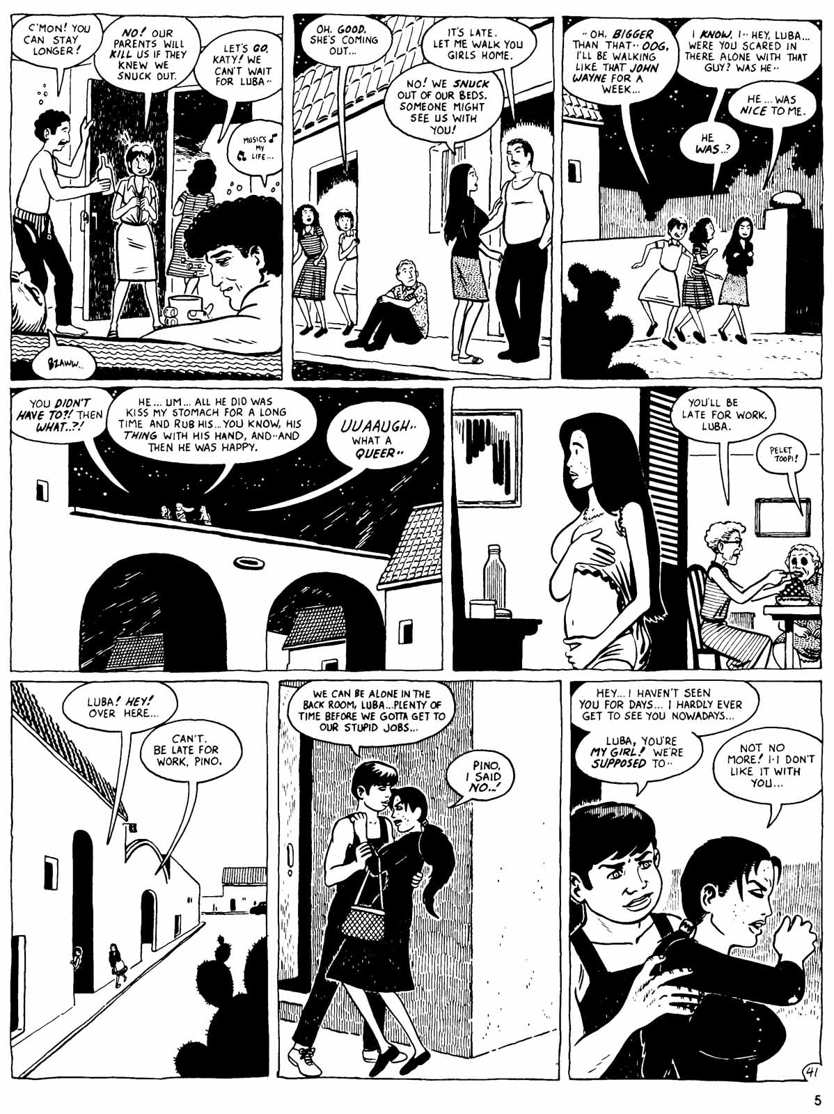 Read online Love and Rockets (1982) comic -  Issue #31 - 7