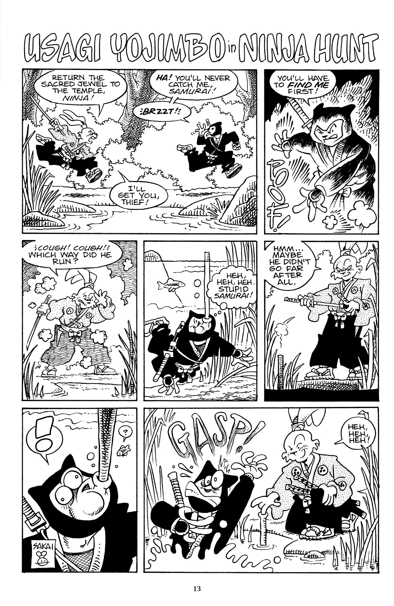 Read online The Usagi Yojimbo Saga comic -  Issue # TPB 6 - 12
