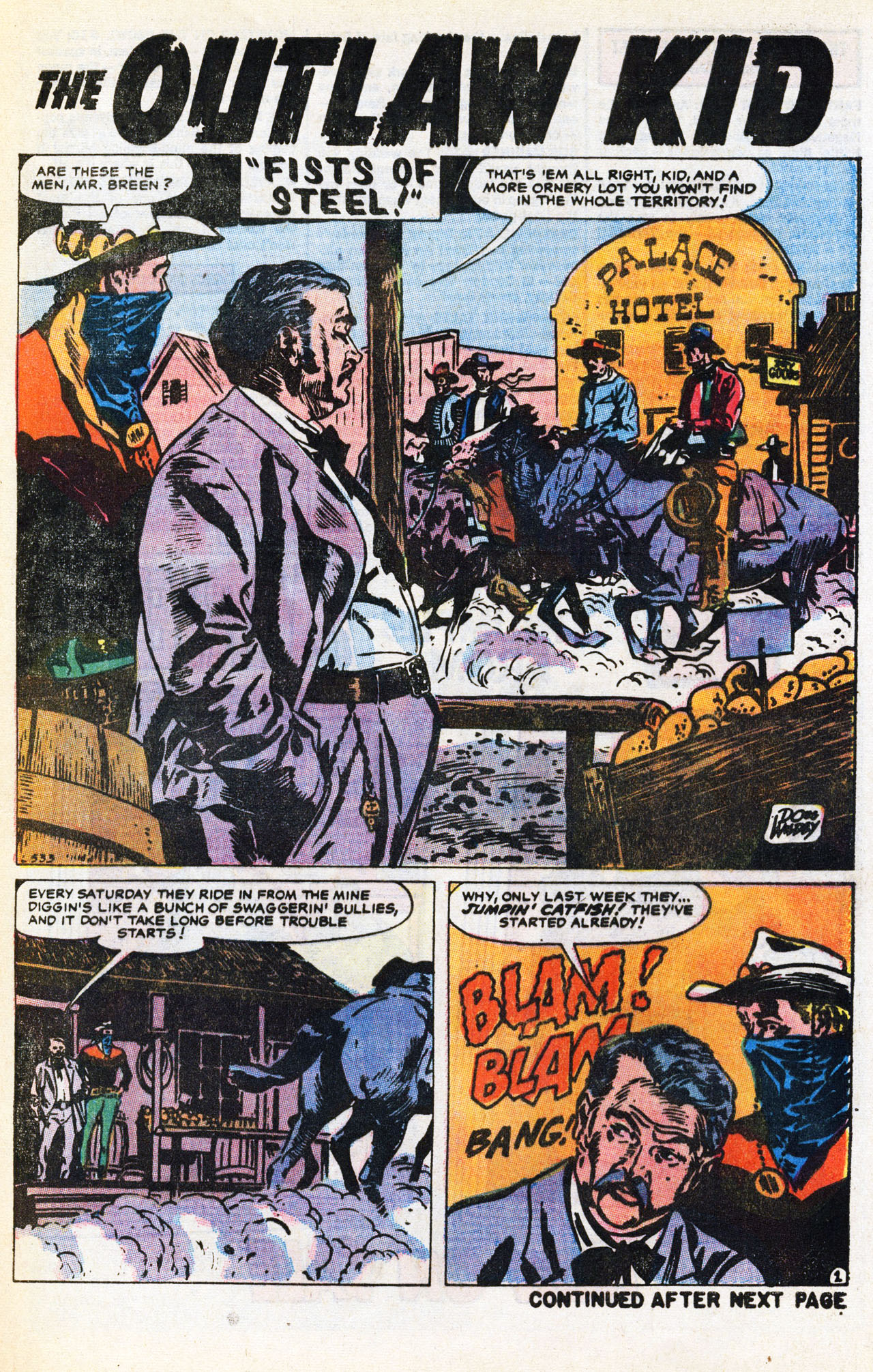 Read online The Outlaw Kid (1970) comic -  Issue #5 - 9