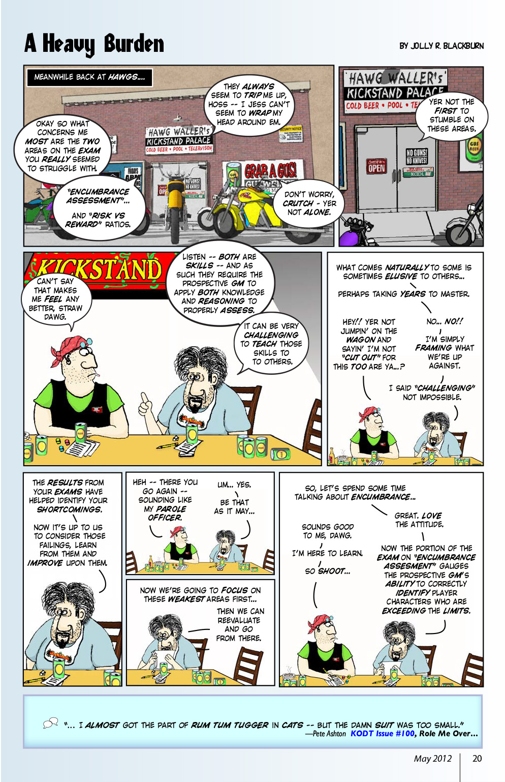 Read online Knights of the Dinner Table comic -  Issue #187 - 22