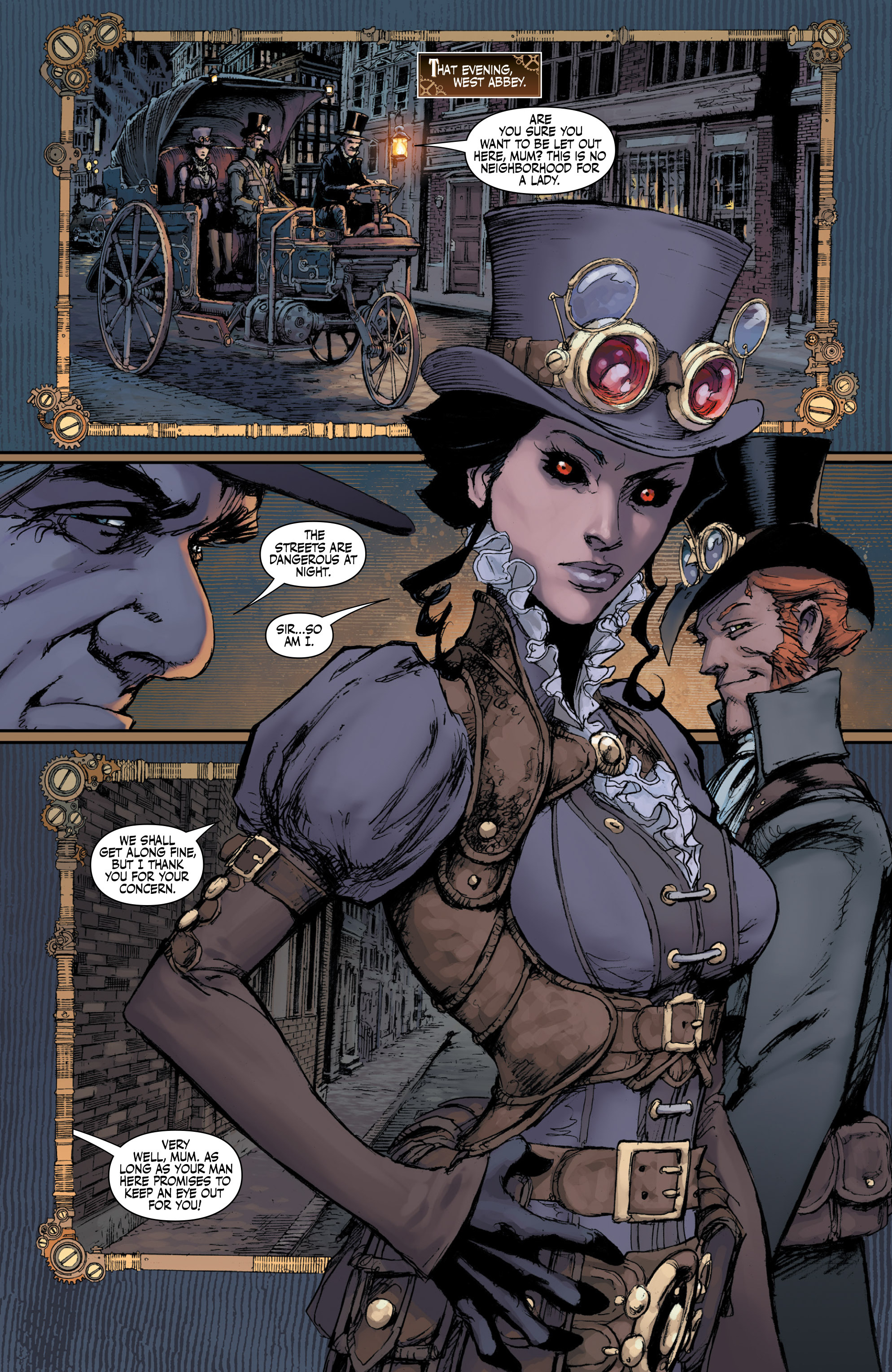 Read online Lady Mechanika: The Lost Boys of West Abbey comic -  Issue #1 - 9