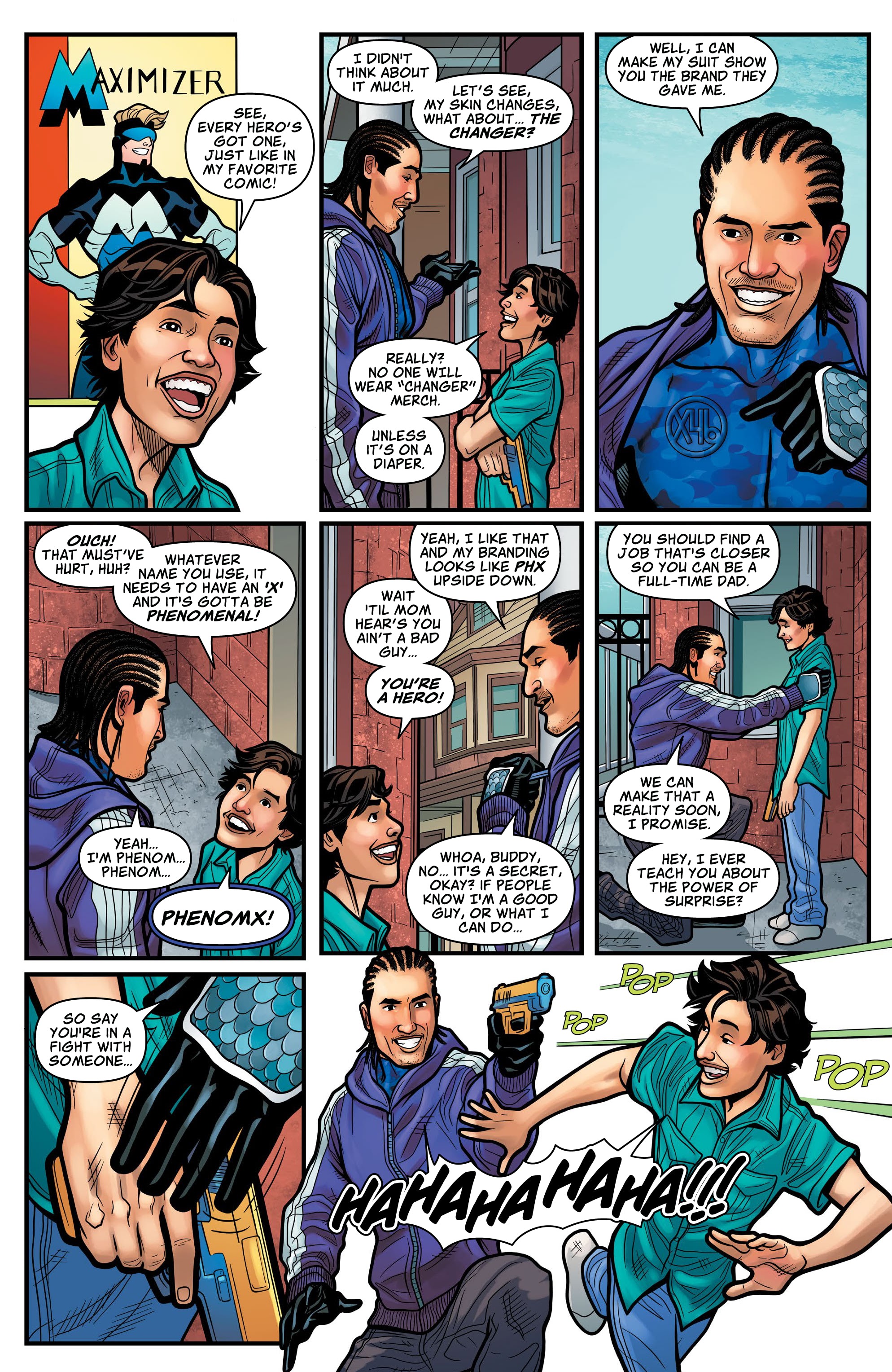 Read online PhenomX comic -  Issue #2 - 16