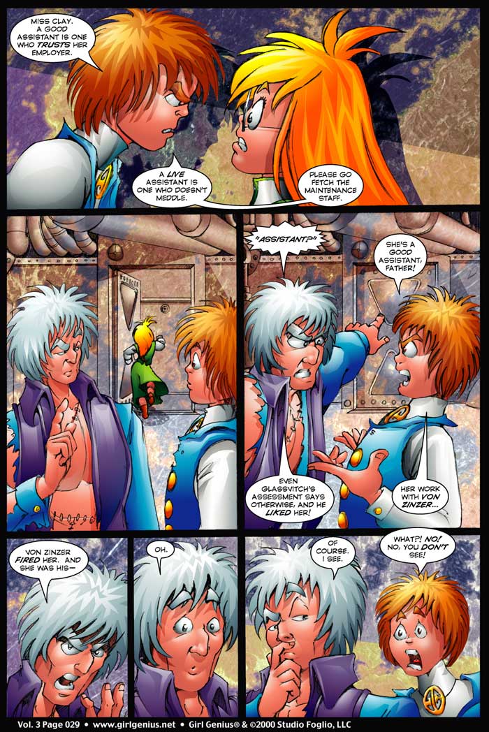 Read online Girl Genius (2002) comic -  Issue #3 - 29