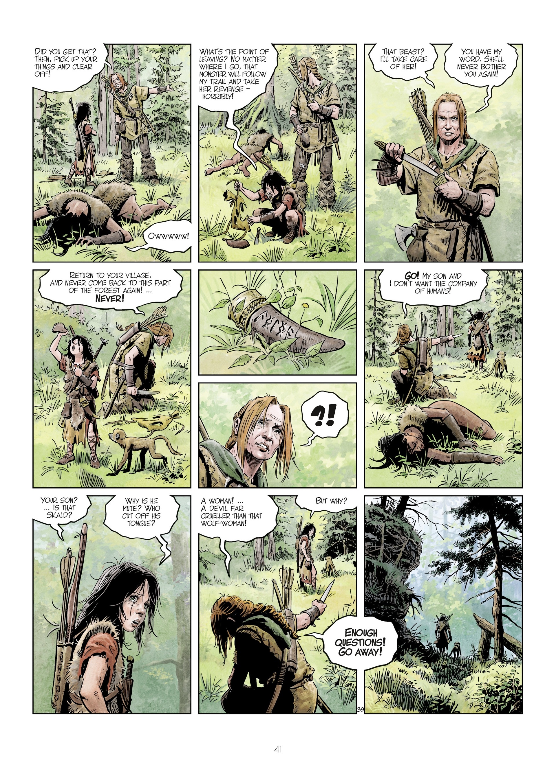 Read online The World of Thorgal: Wolfcub comic -  Issue #5 - 43