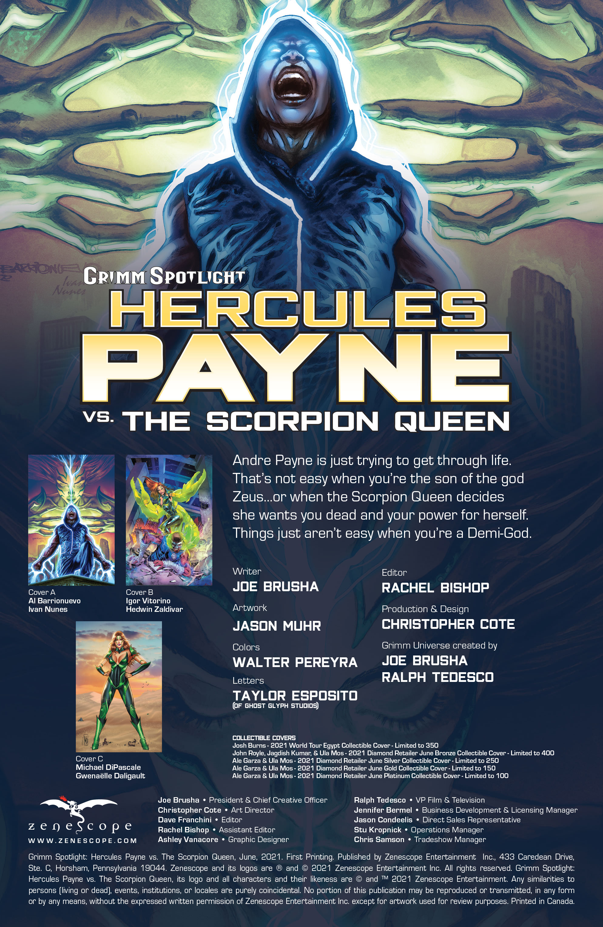 Read online Grimm Spotlight: Hercules Payne vs Scorpion Queen comic -  Issue # Full - 2