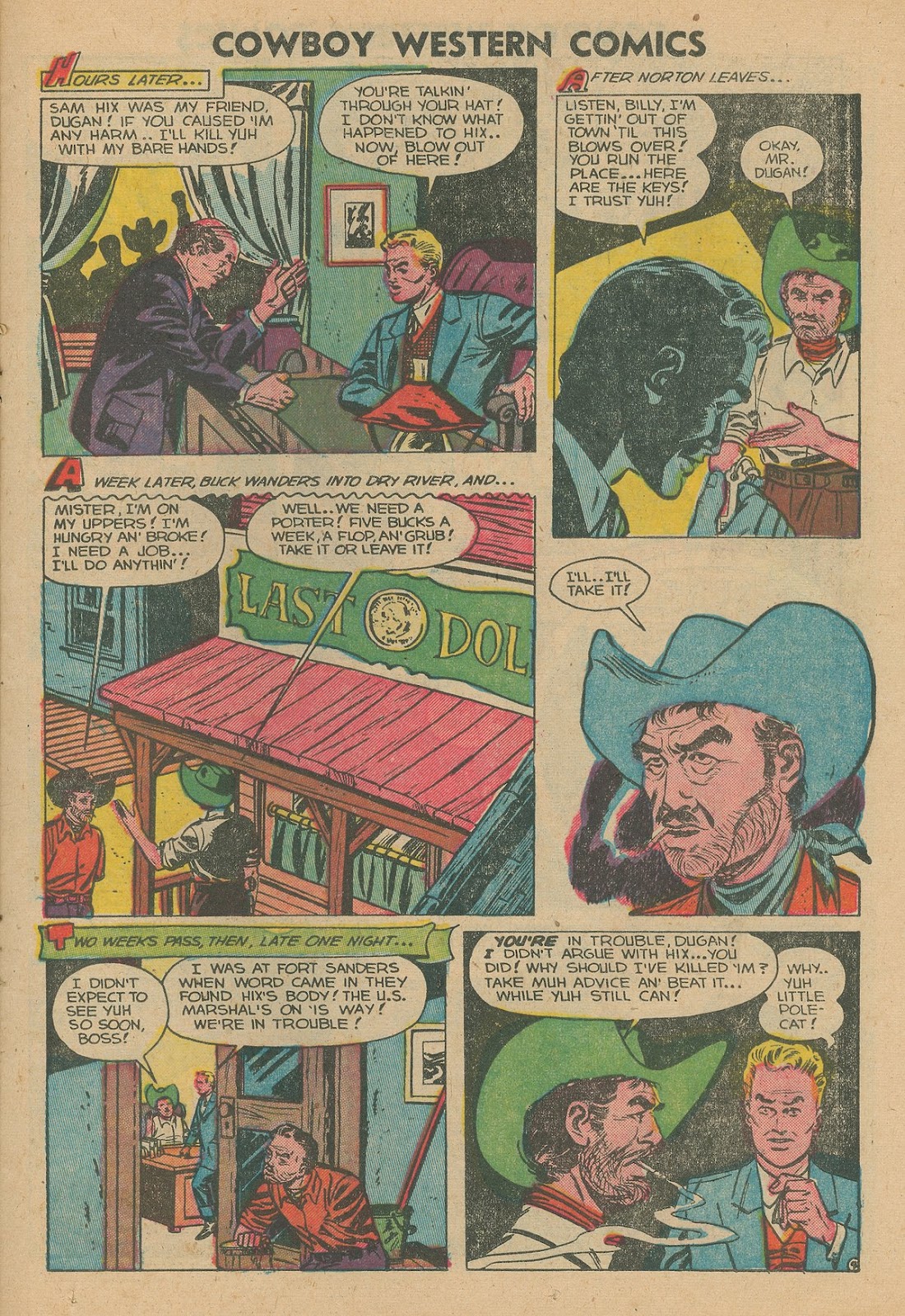 Read online Cowboy Western Heroes comic - Issue #47