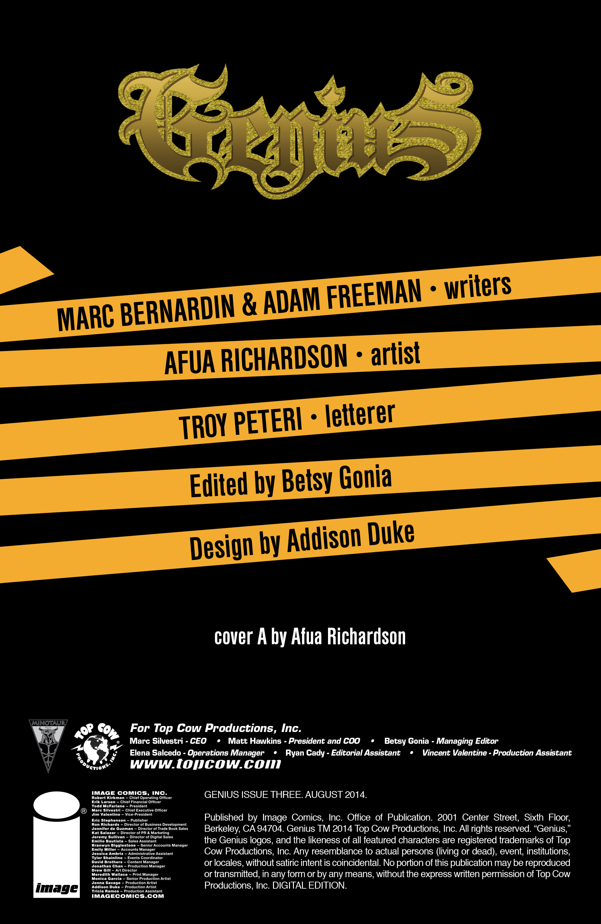 Read online Genius comic -  Issue #3 - 2