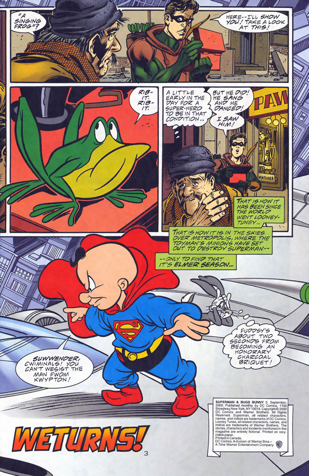 Read online Superman & Bugs Bunny comic -  Issue #3 - 4