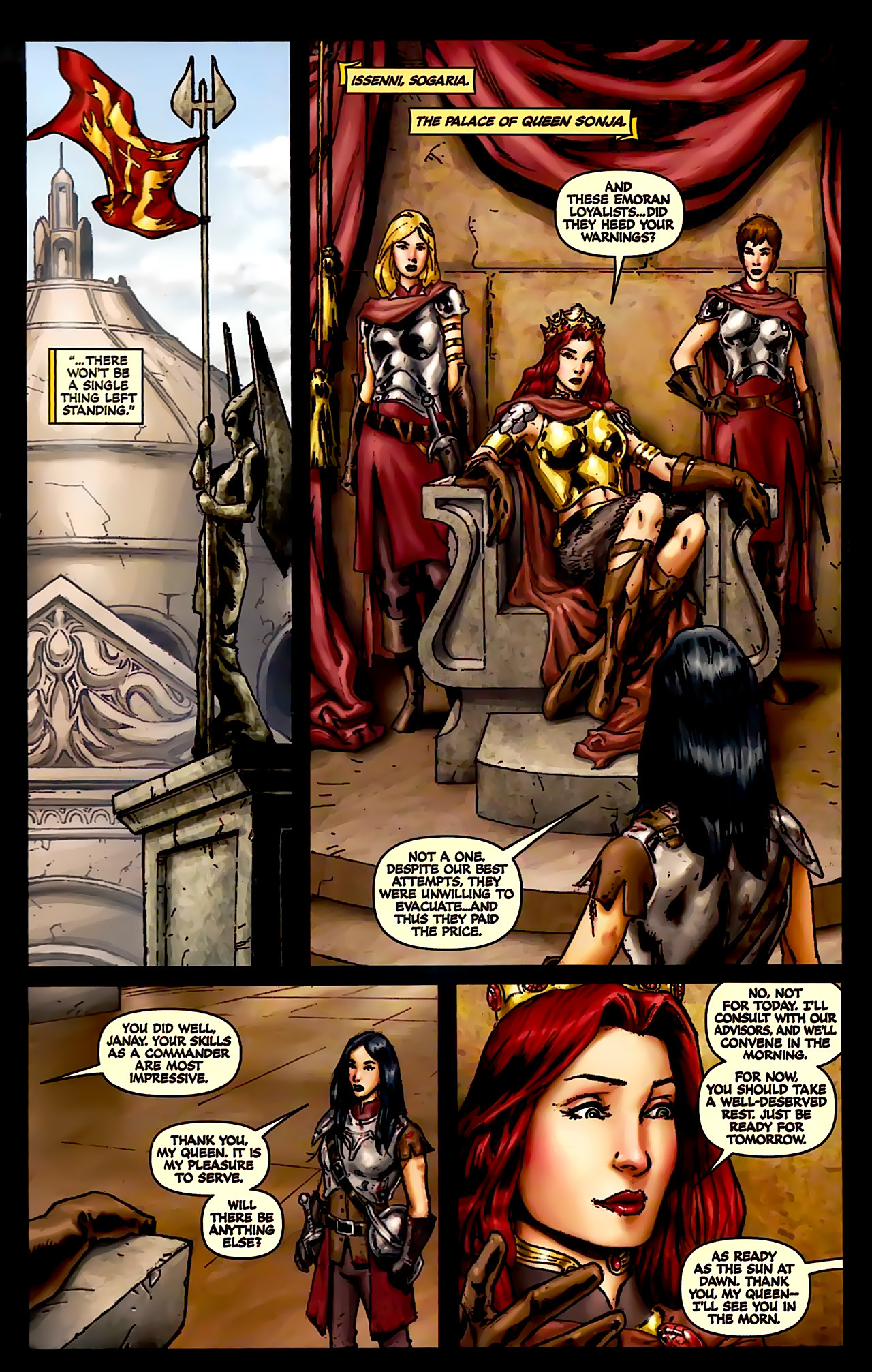 Read online Queen Sonja comic -  Issue #4 - 11