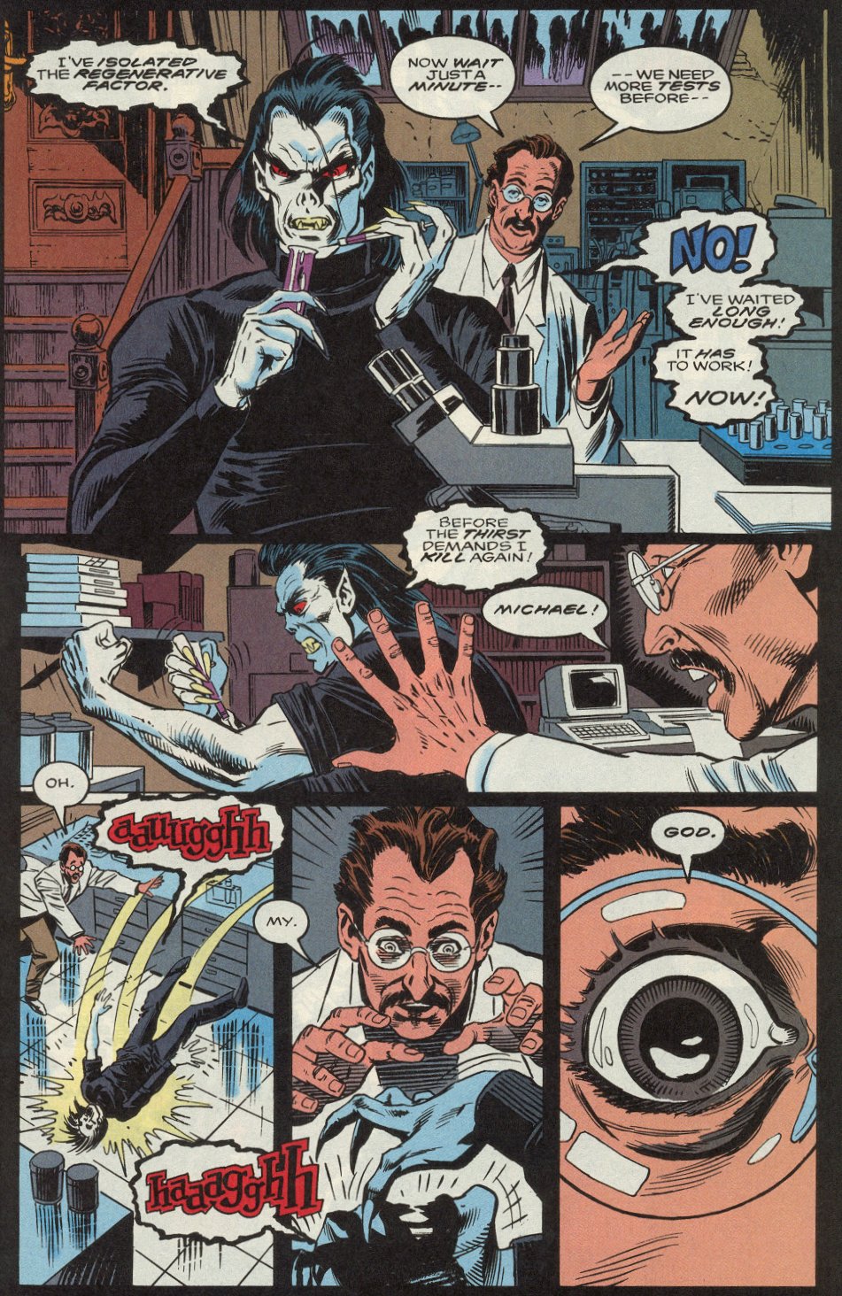 Read online Morbius: The Living Vampire (1992) comic -  Issue #5 - 4