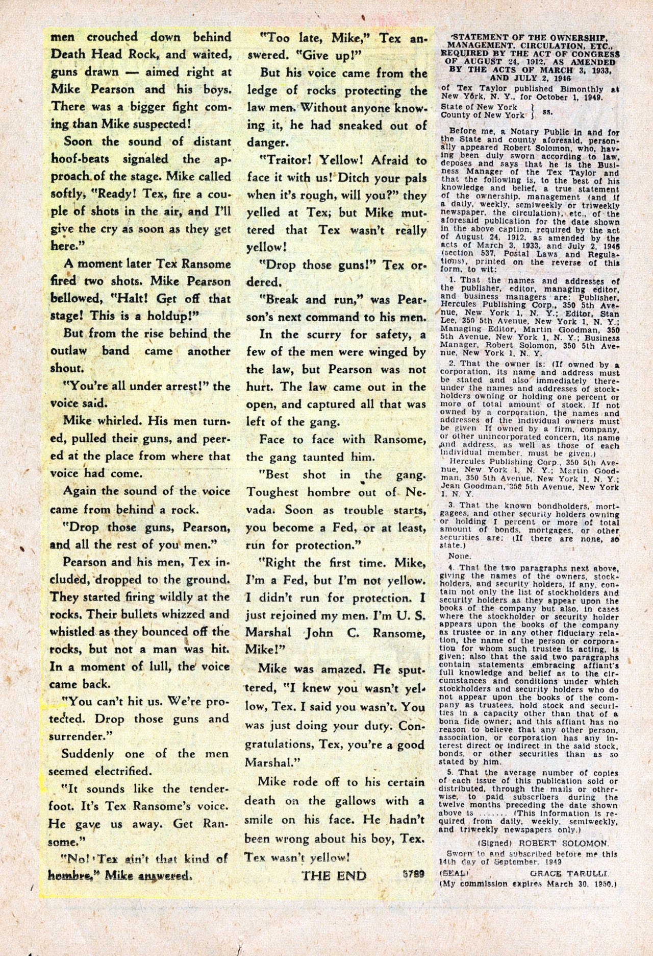 Read online Tex Taylor comic -  Issue #9 - 24