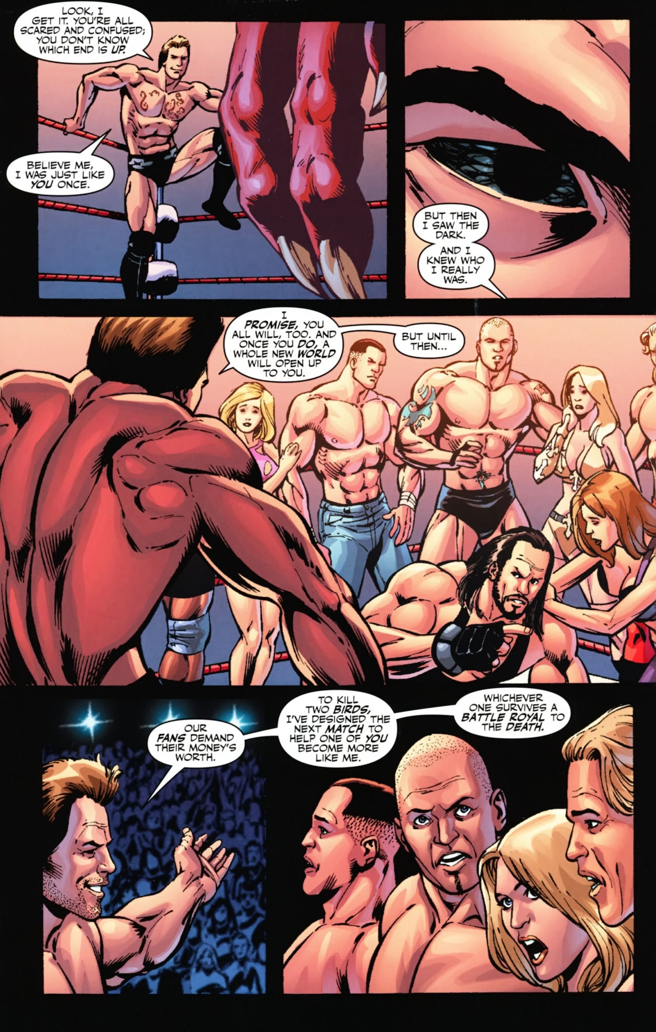 Read online WWE Heroes comic -  Issue #4 - 10