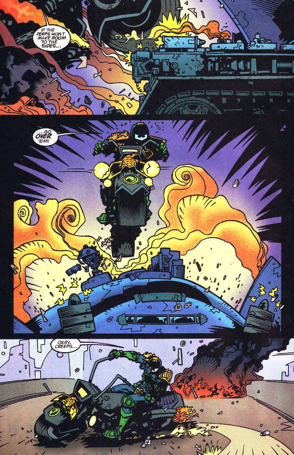 Read online Judge Dredd: Legends of the Law comic -  Issue #8 - 5