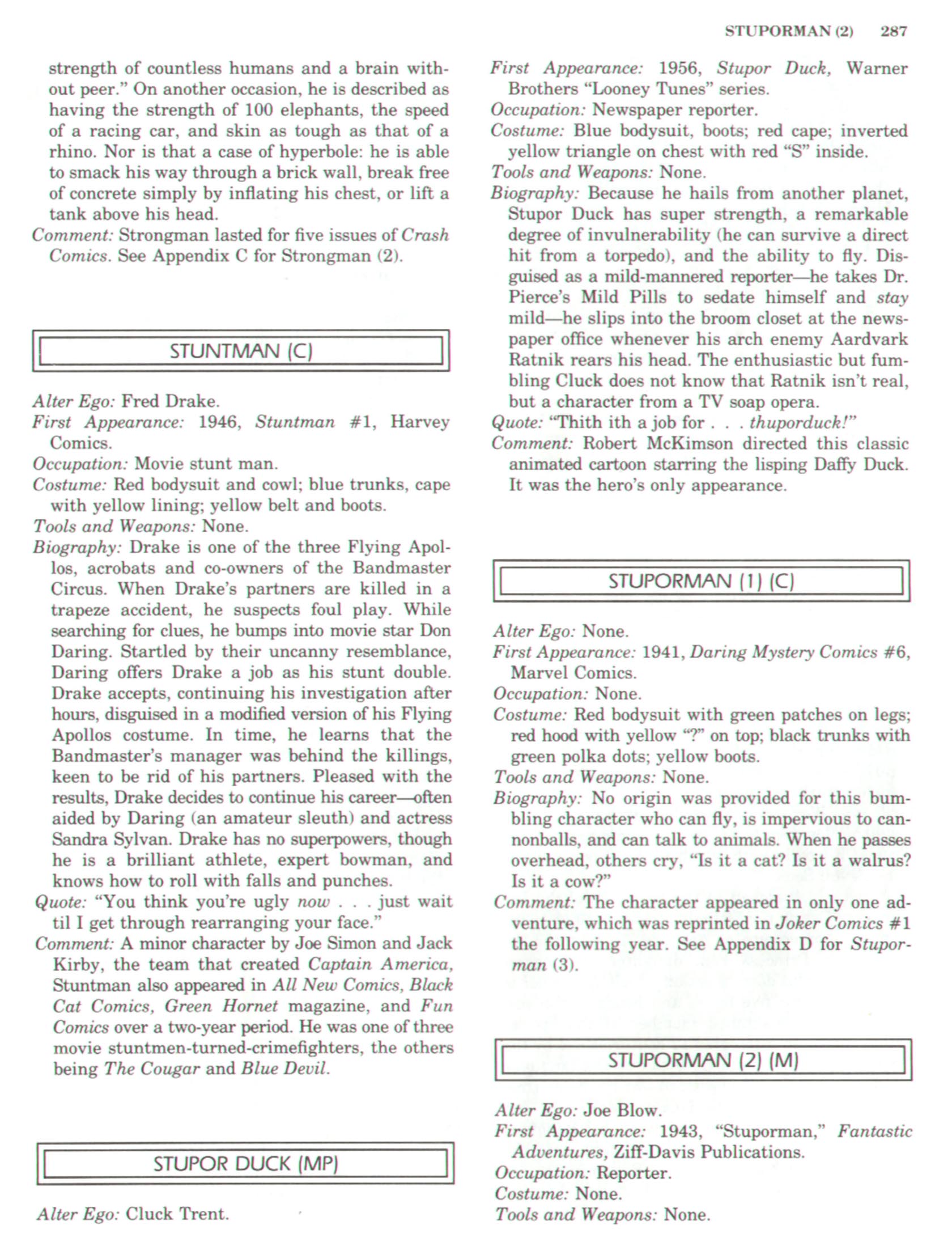 Read online The Encyclopedia of Superheroes comic -  Issue # TPB (Part 4) - 22