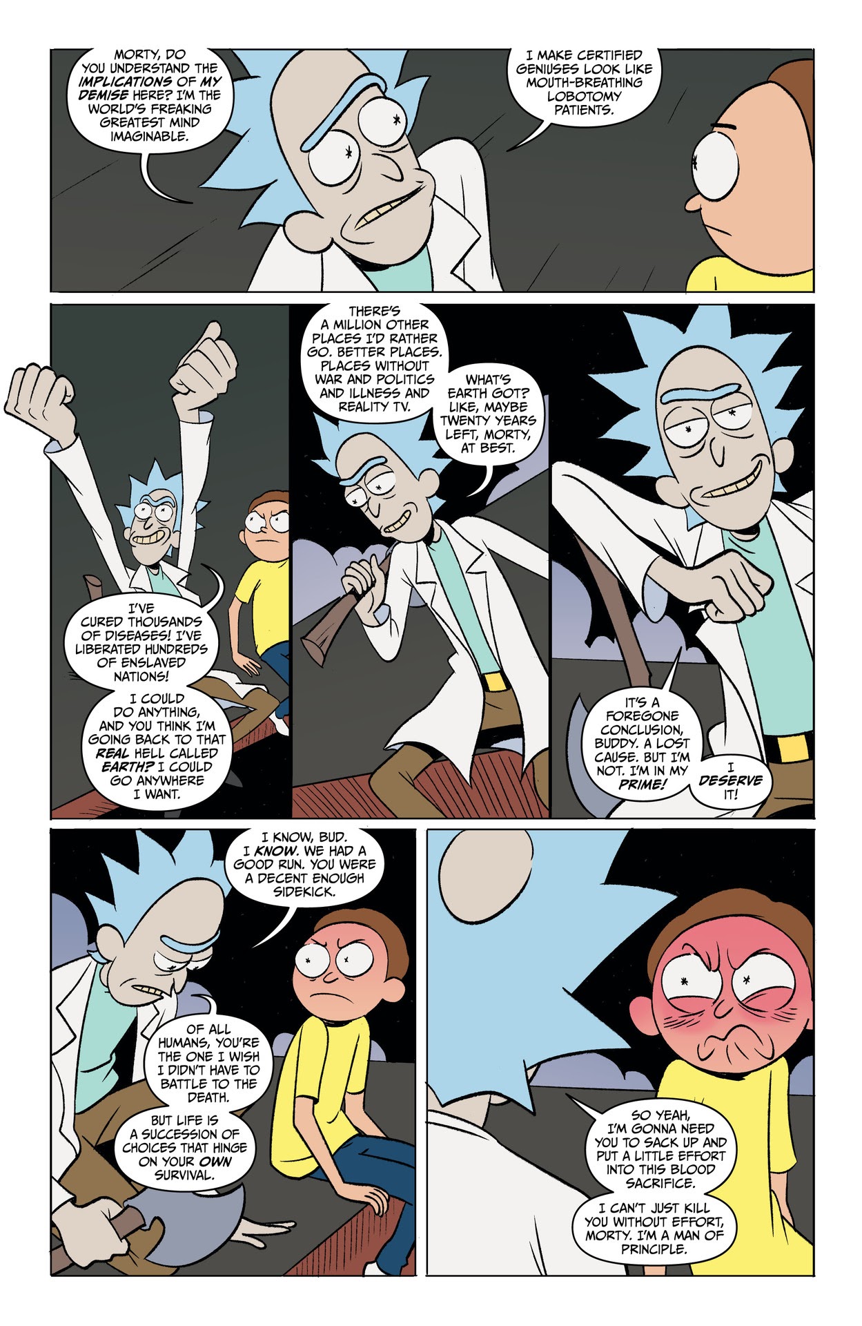 Read online Rick and Morty: Go to Hell comic -  Issue #4 - 13