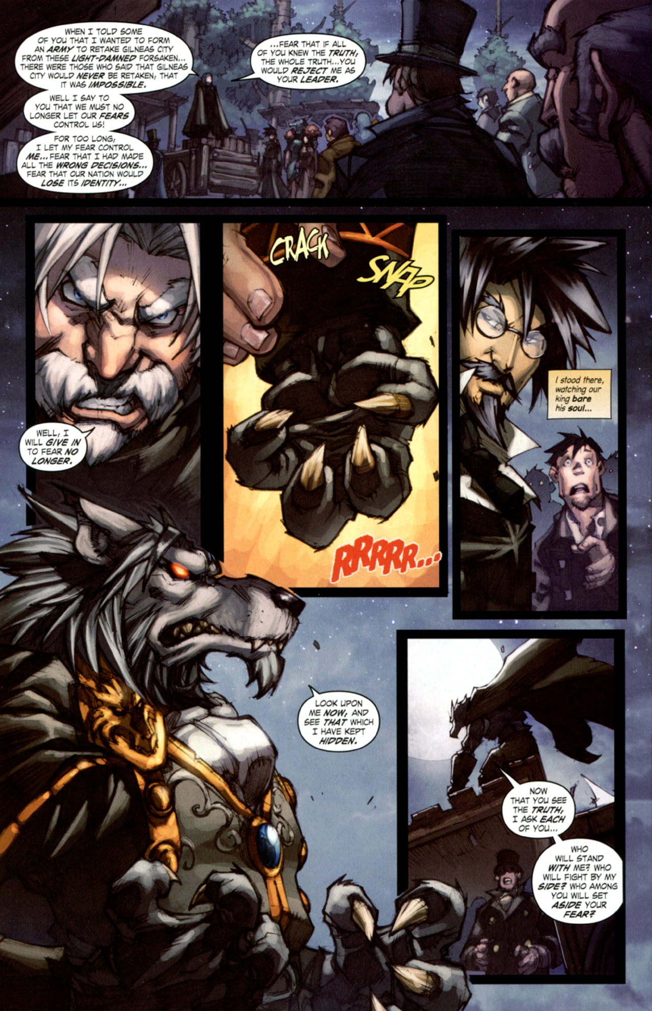 Read online World of Warcraft: Curse of the Worgen comic -  Issue #5 - 30