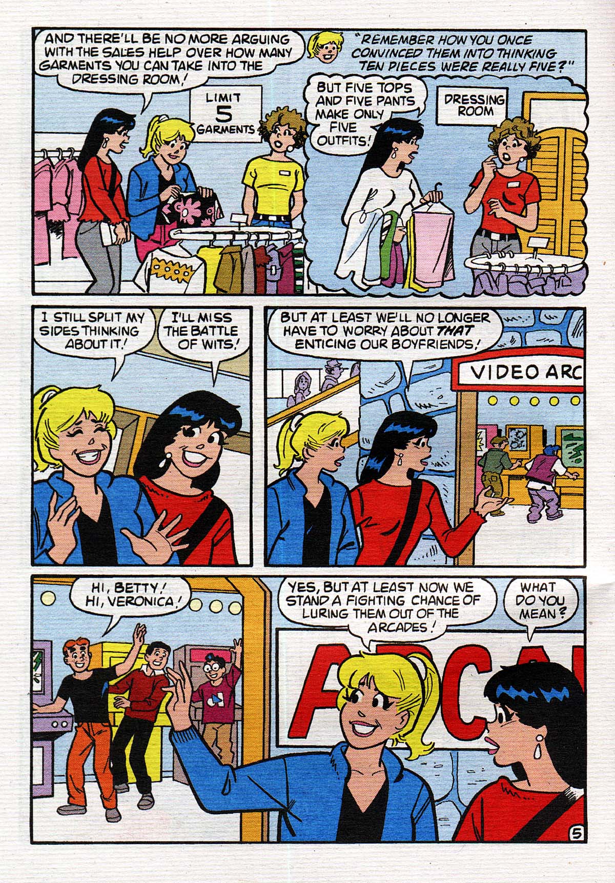 Read online Betty and Veronica Digest Magazine comic -  Issue #151 - 57