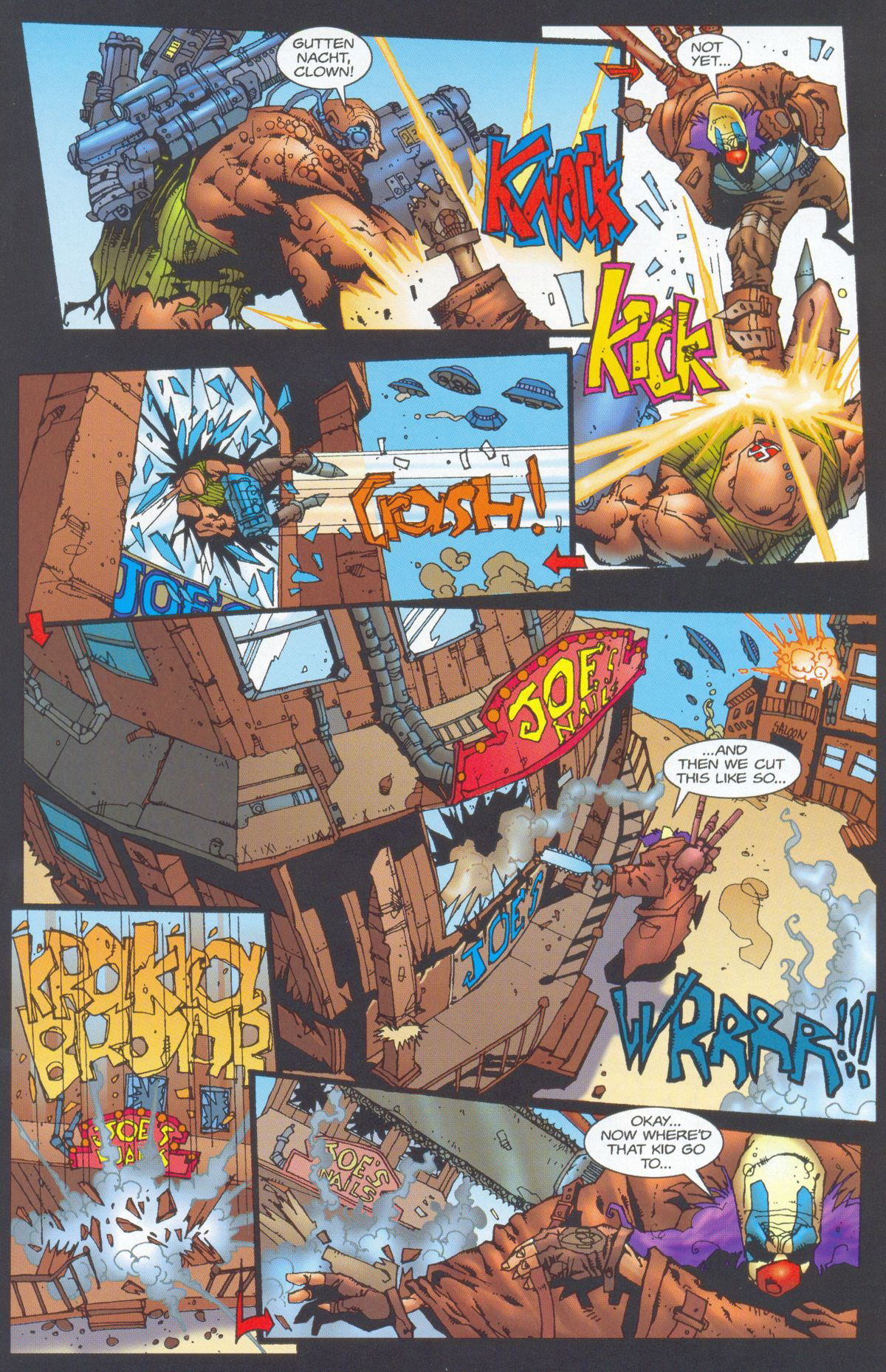 Read online Dead or Alive -- A Cyberpunk Western comic -  Issue #4 - 12