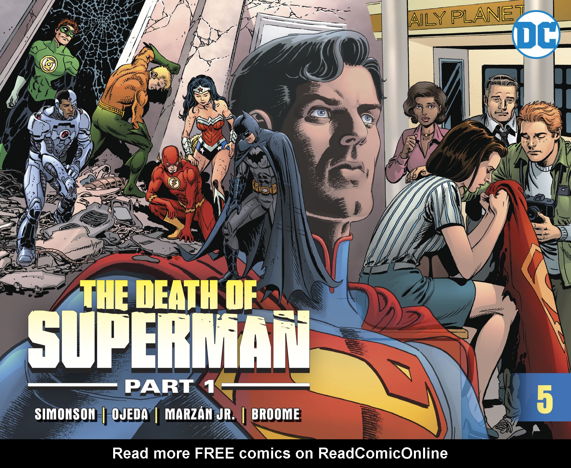 Read online The Death of Superman (2018) comic -  Issue #5 - 1
