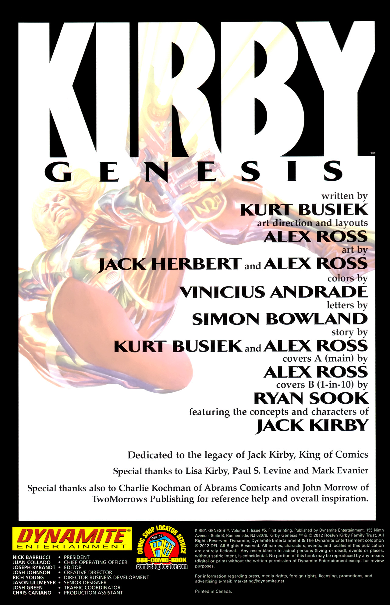 Read online Kirby: Genesis comic -  Issue #5 - 2