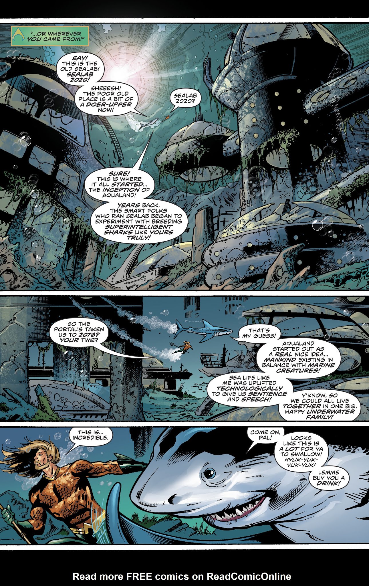 Read online Aquaman/Jabberjaw Special comic -  Issue # Full - 14