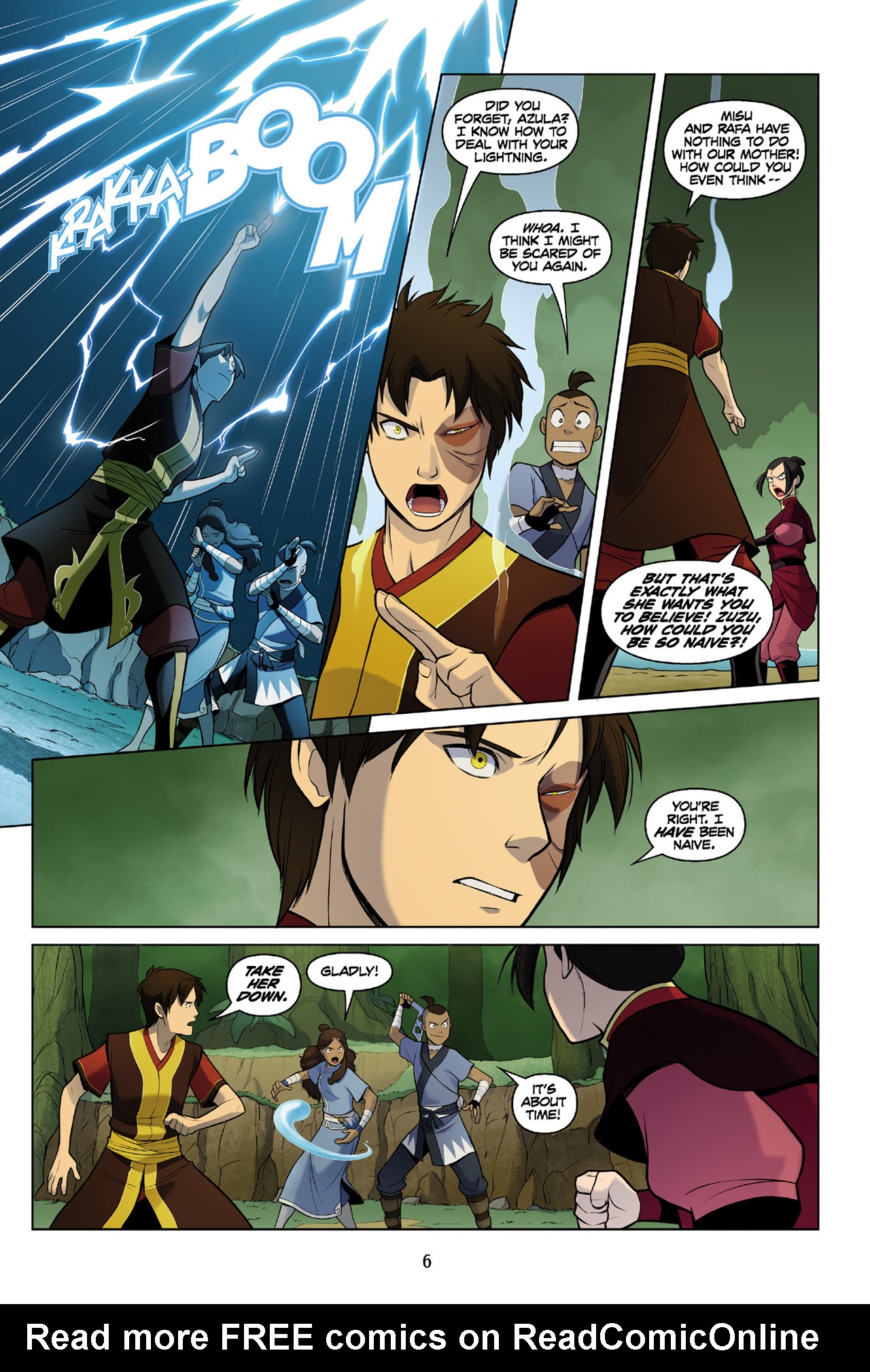 Read online Nickelodeon Avatar: The Last Airbender - The Search comic -  Issue # Part 3 - 7