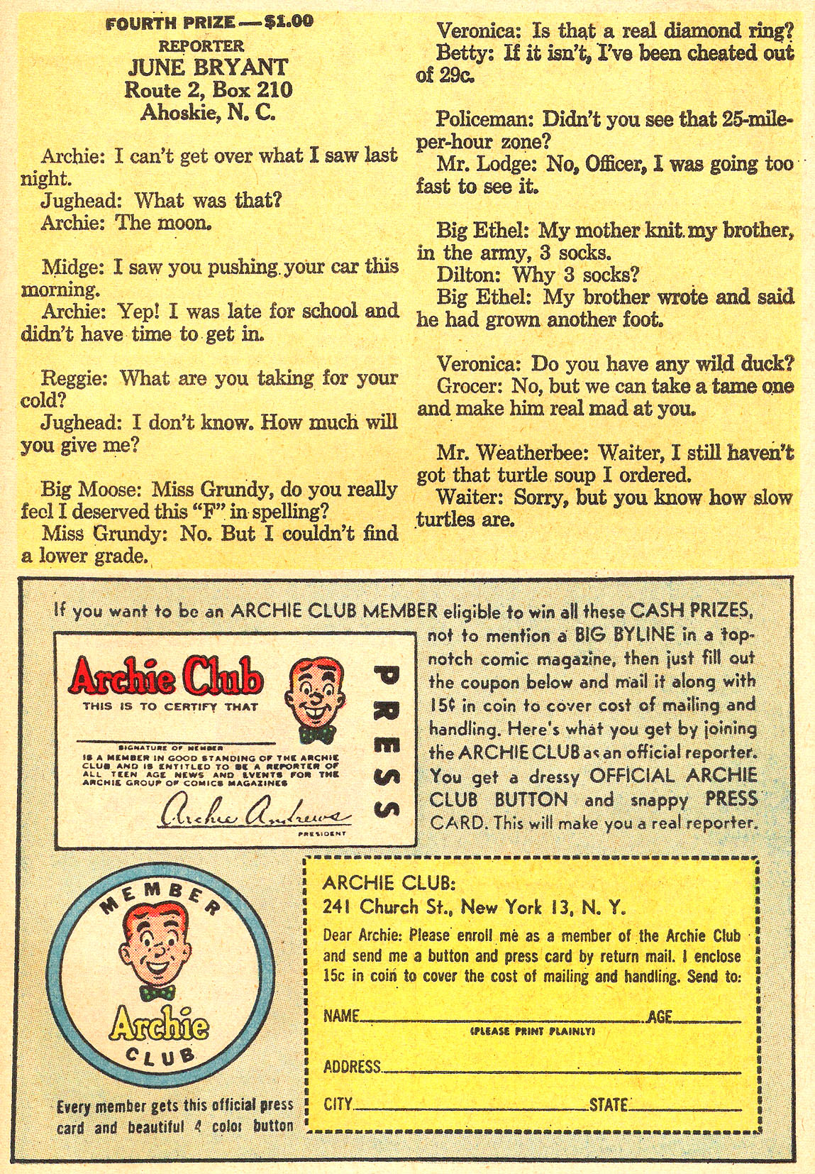 Read online Pep Comics comic -  Issue #169 - 27