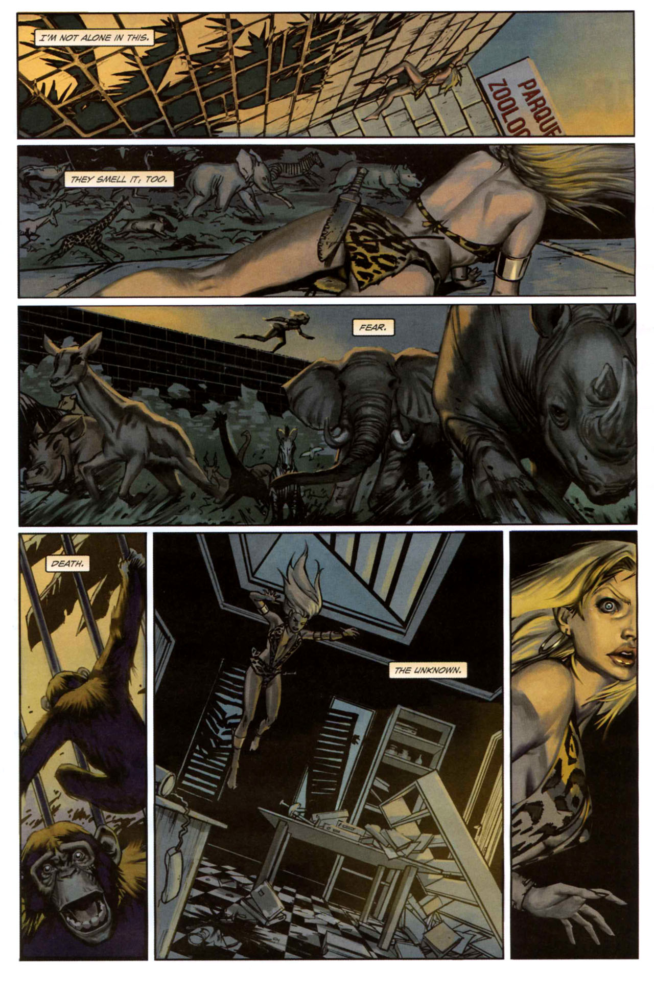 Read online Sheena - Trail of the Mapinguari comic -  Issue # Full - 13