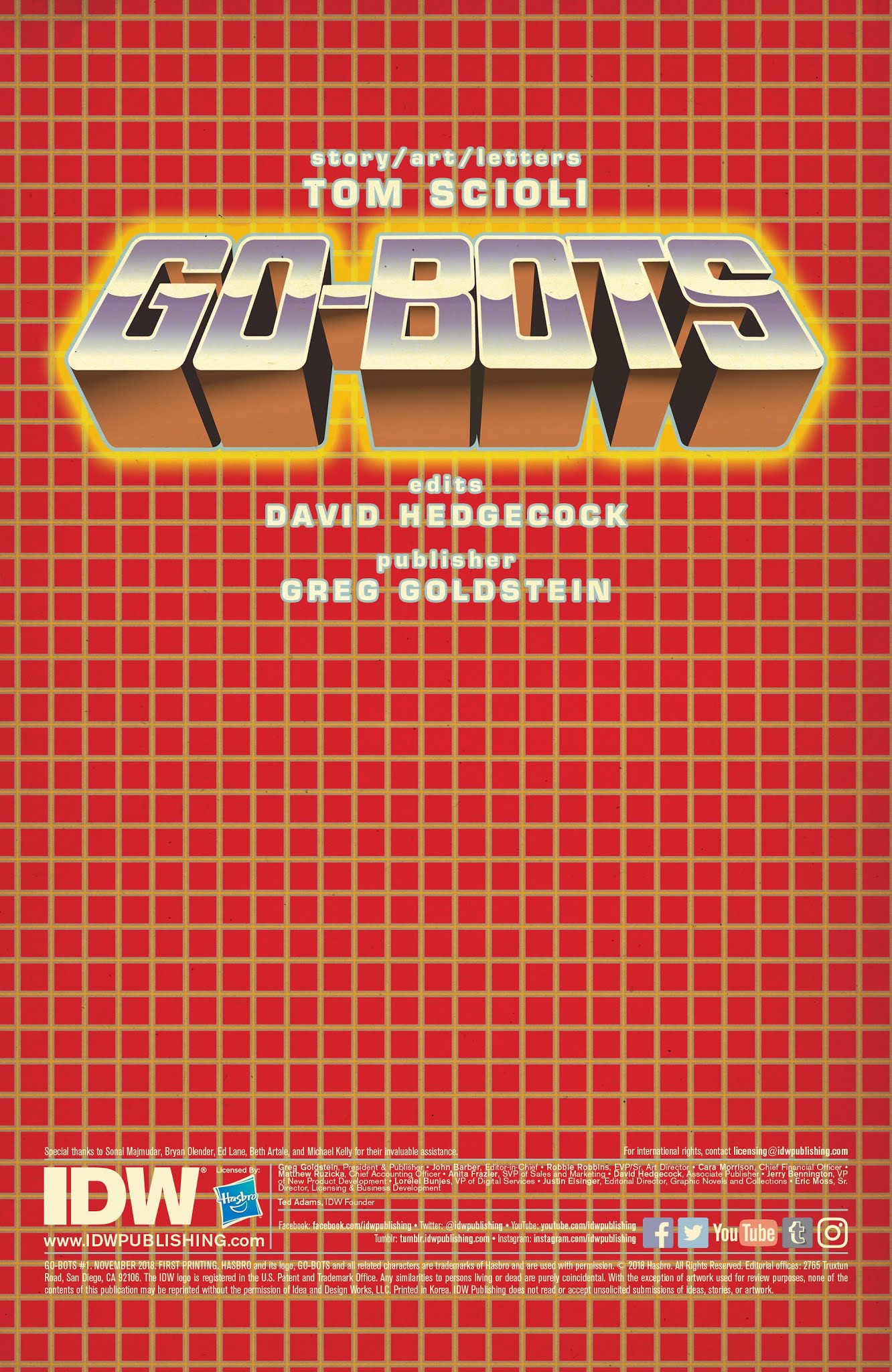 Read online Go-Bots comic -  Issue #1 - 2