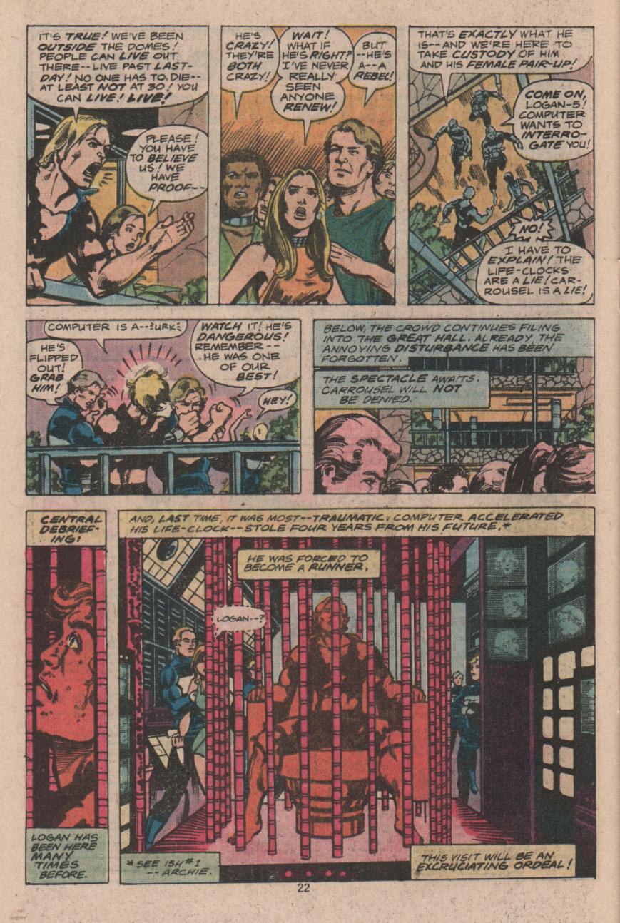 Read online Logan's Run comic -  Issue #5 - 14