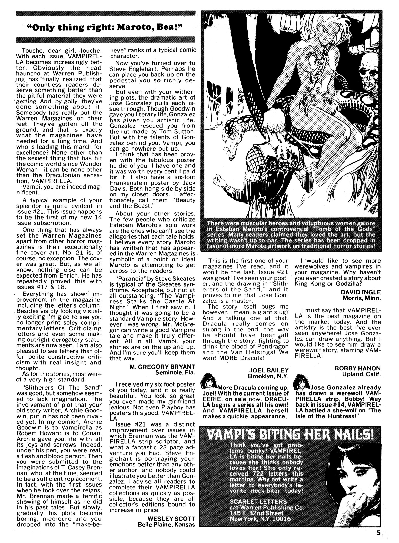 Read online Vampirella (1969) comic -  Issue #23 - 5