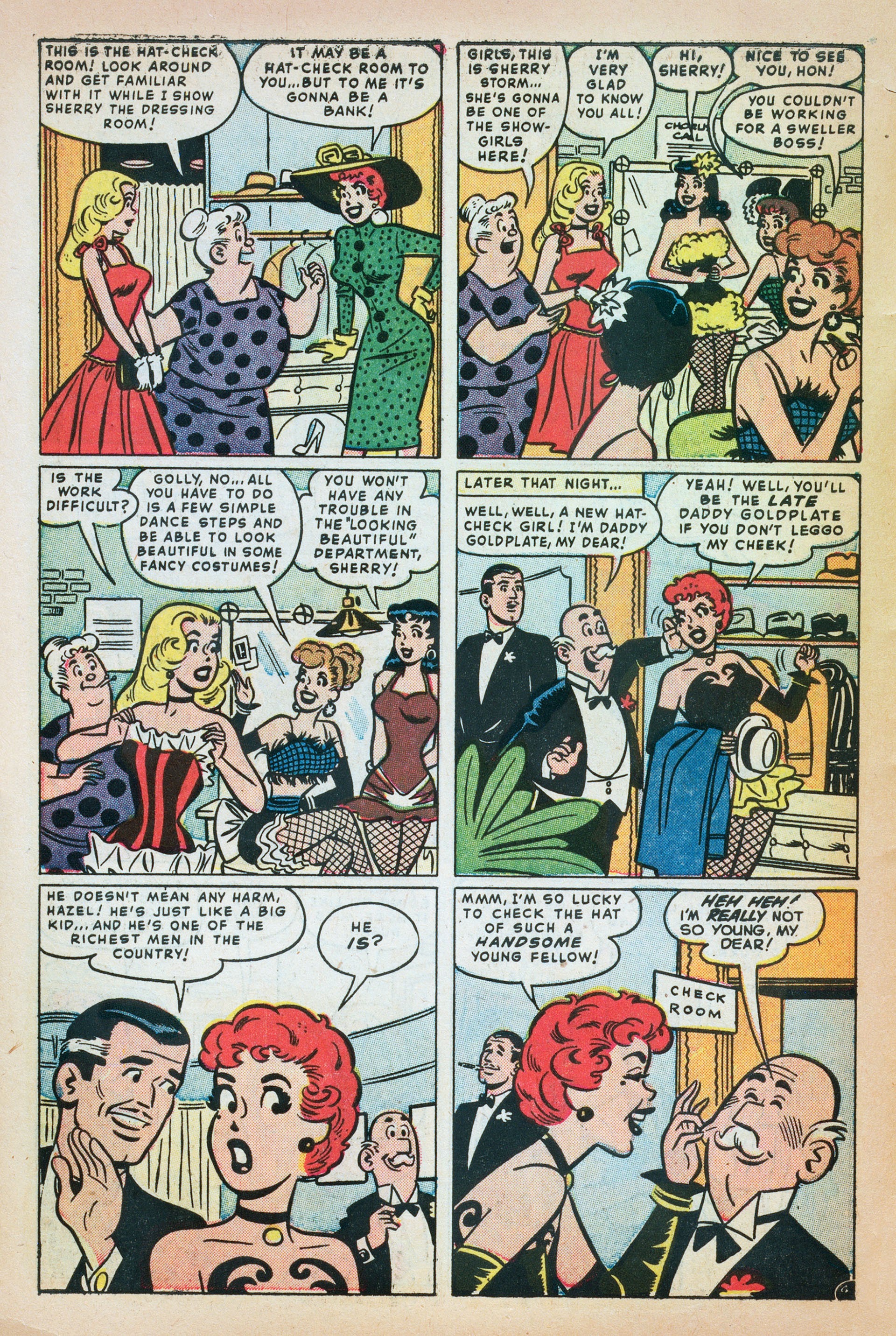 Read online Sherry the Showgirl (1956) comic -  Issue #1 - 6