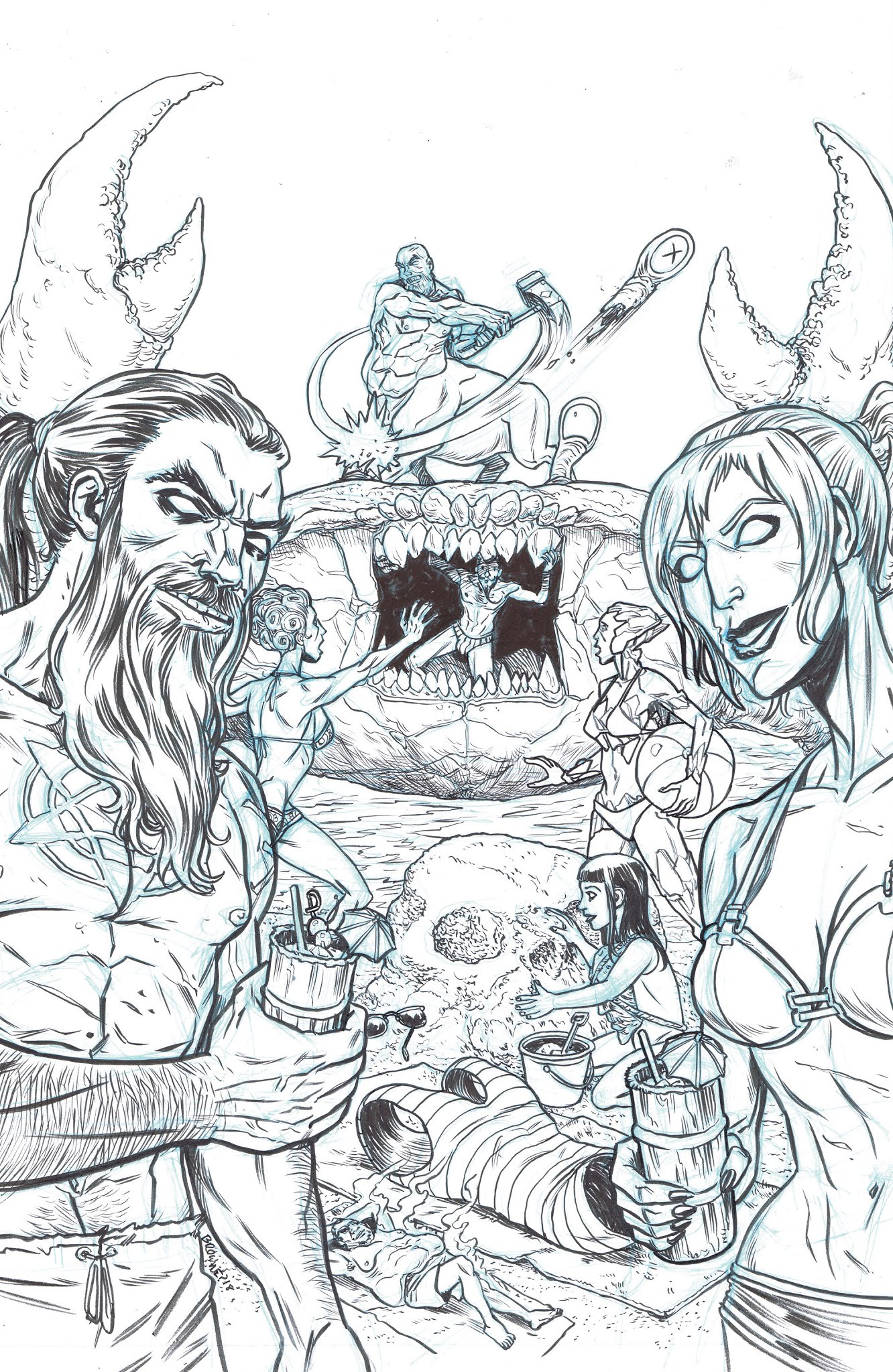 Read online Curse Words Summer Swimsuit Special comic -  Issue # Full - 24