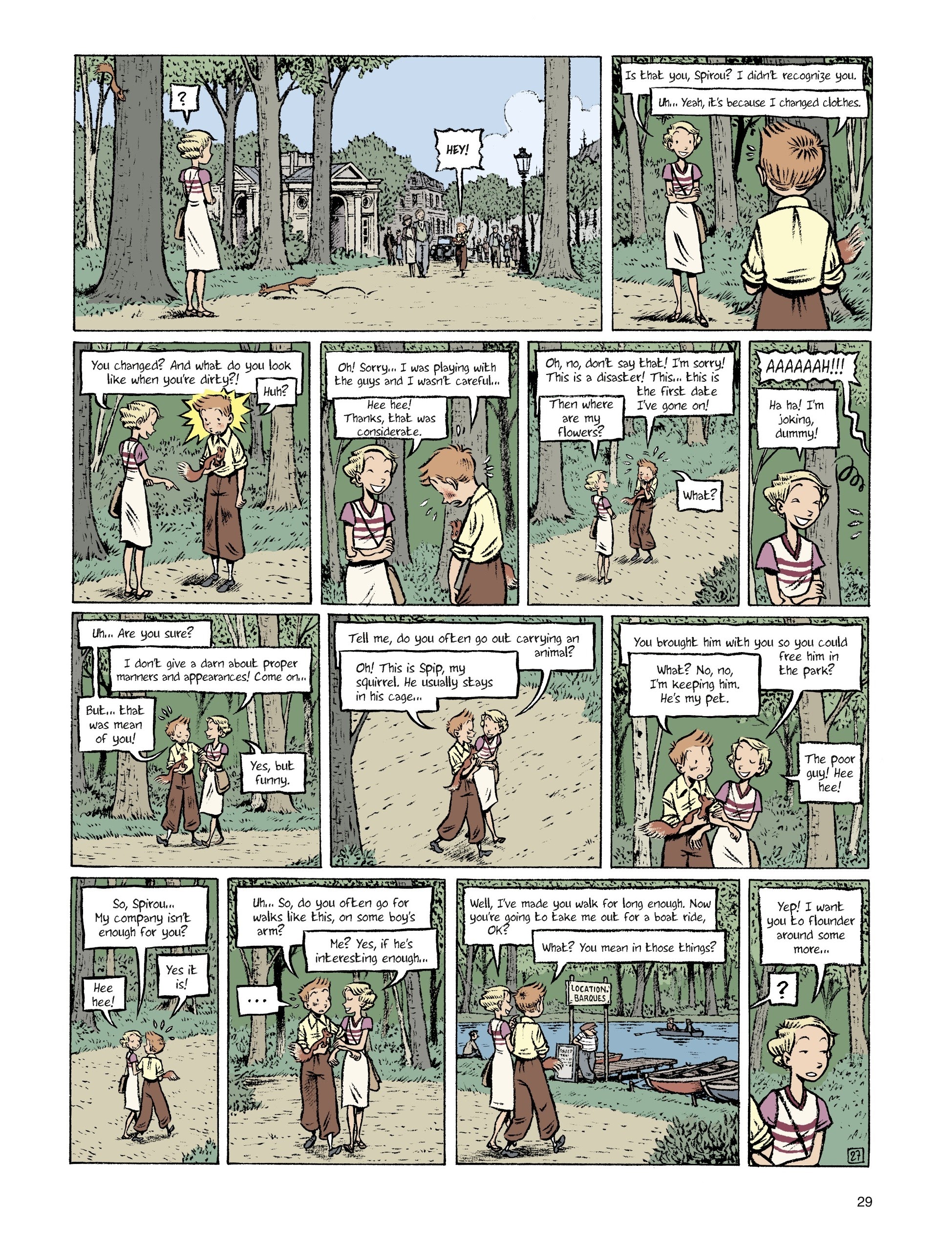Read online Spirou: The Diary of a Naive Young Man comic -  Issue # TPB - 29