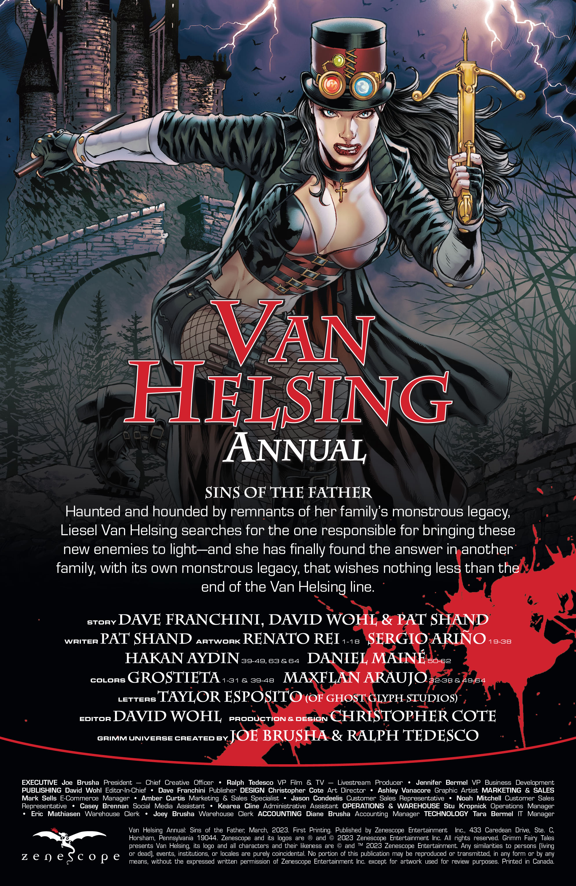 Read online Van Helsing Annual: Sins of the Father comic -  Issue # Full - 2