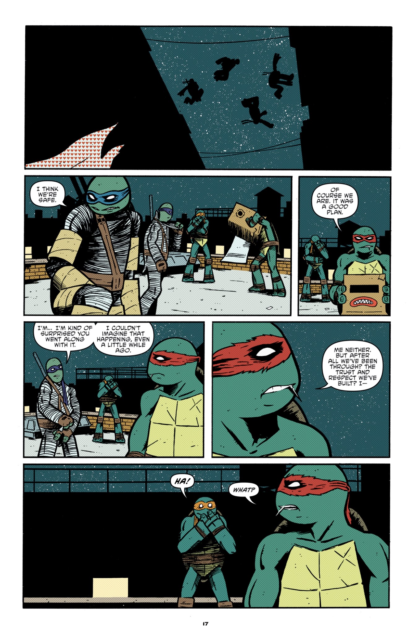 Read online Teenage Mutant Ninja Turtles Universe comic -  Issue #18 - 19