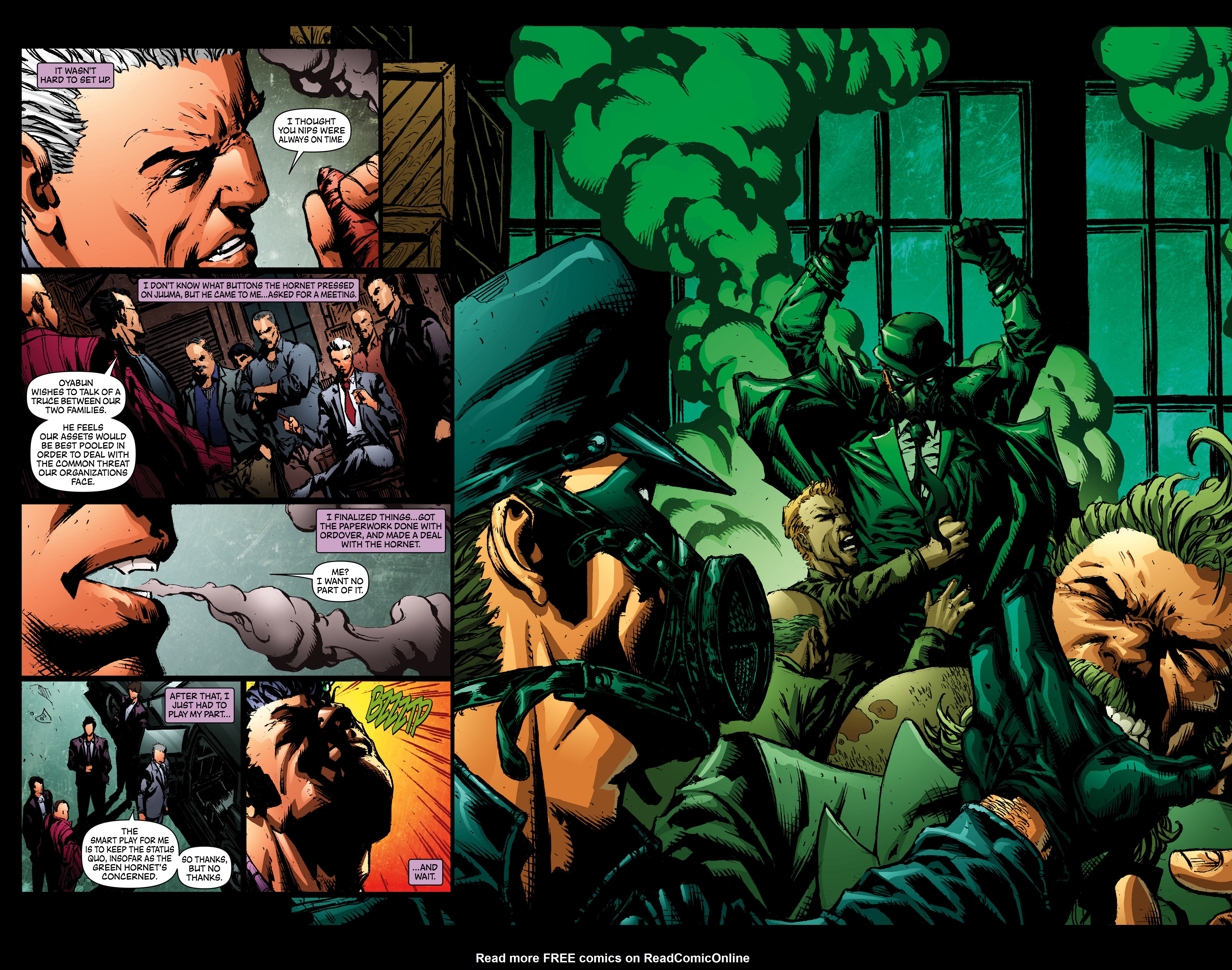Read online Green Hornet: Blood Ties comic -  Issue #4 - 20
