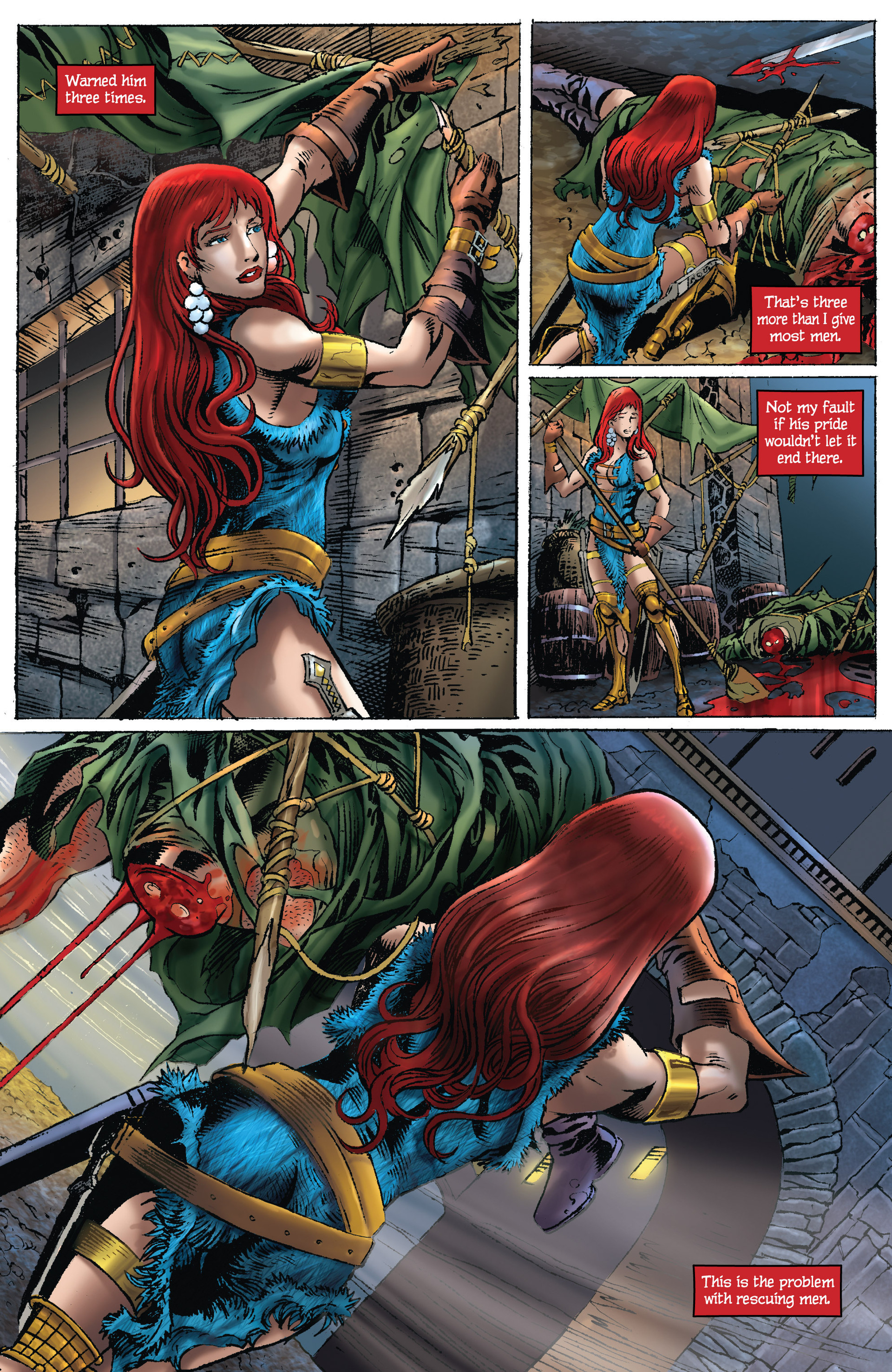 Read online Red Sonja: Unchained comic -  Issue #1 - 6