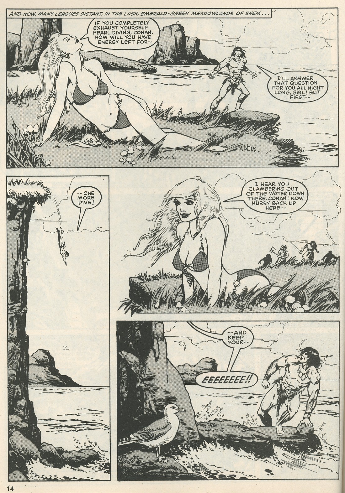 Read online The Savage Sword Of Conan comic -  Issue #111 - 14