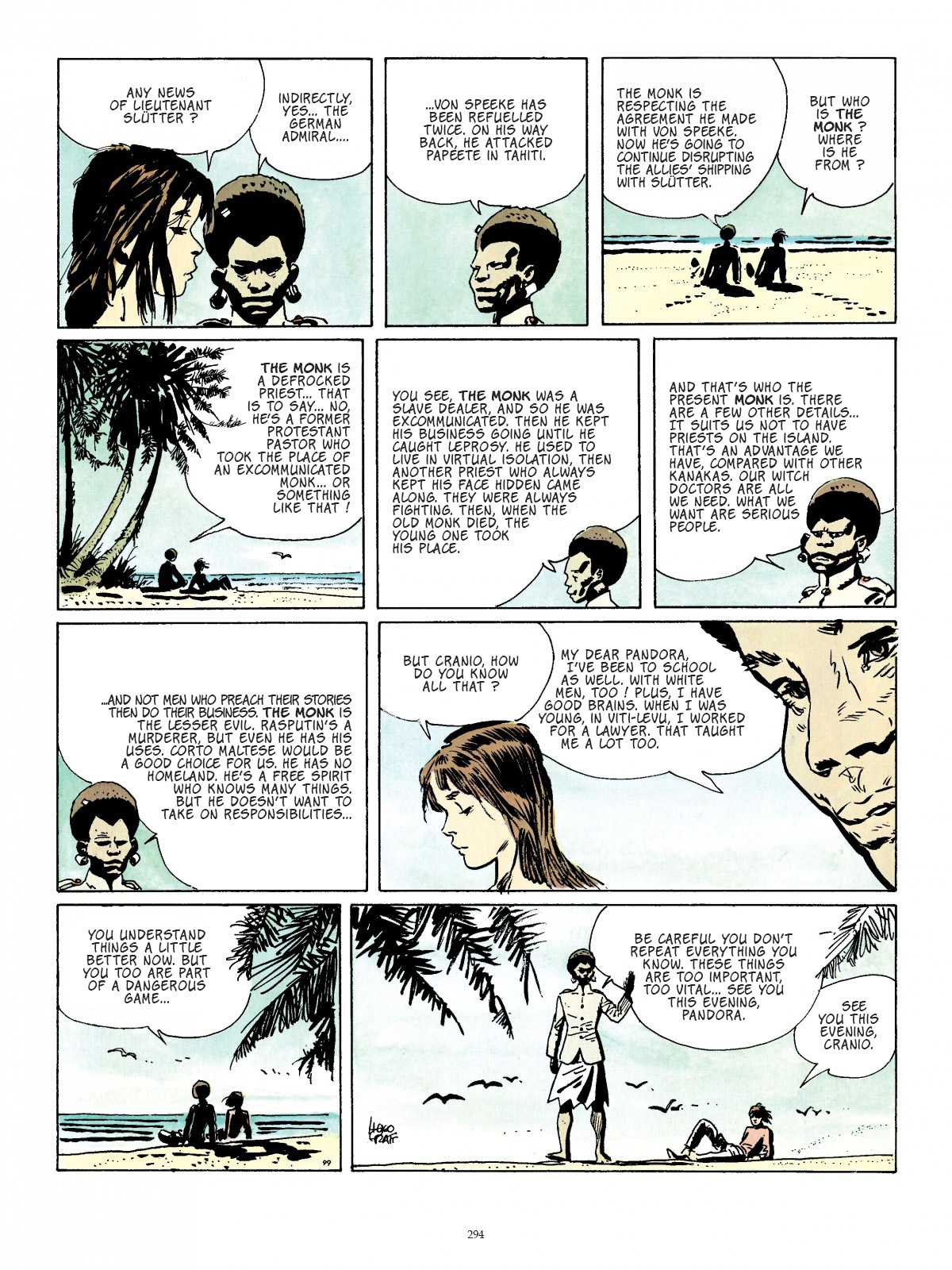 Read online Corto Maltese comic -  Issue # TPB 2 (Part 3) - 84