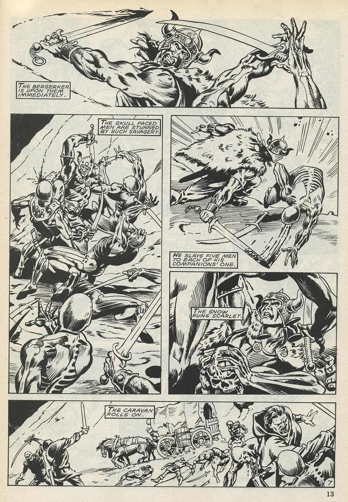 Read online The Savage Sword Of Conan comic -  Issue #128 - 12