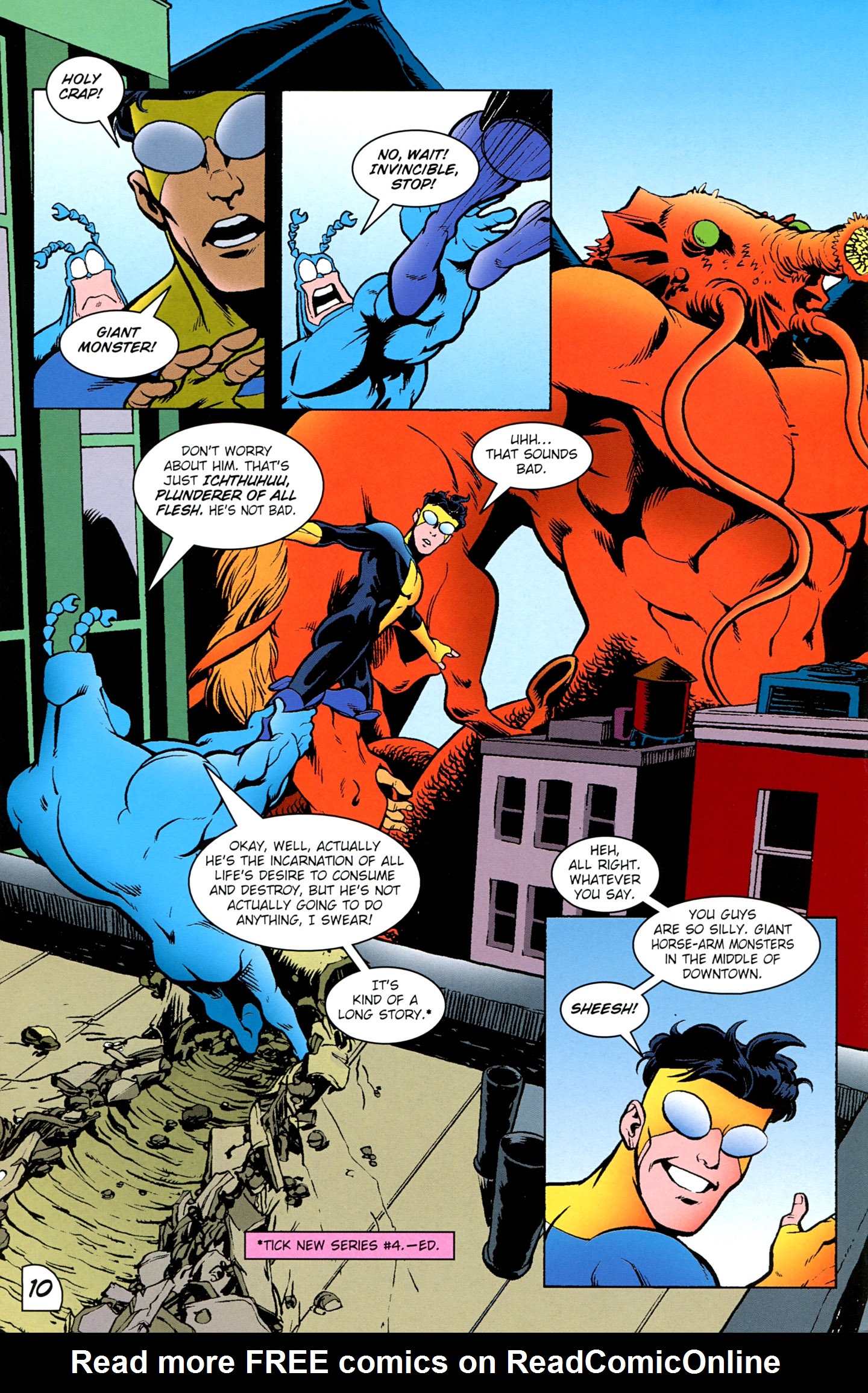 Read online The Tick comic -  Issue #100 - 12