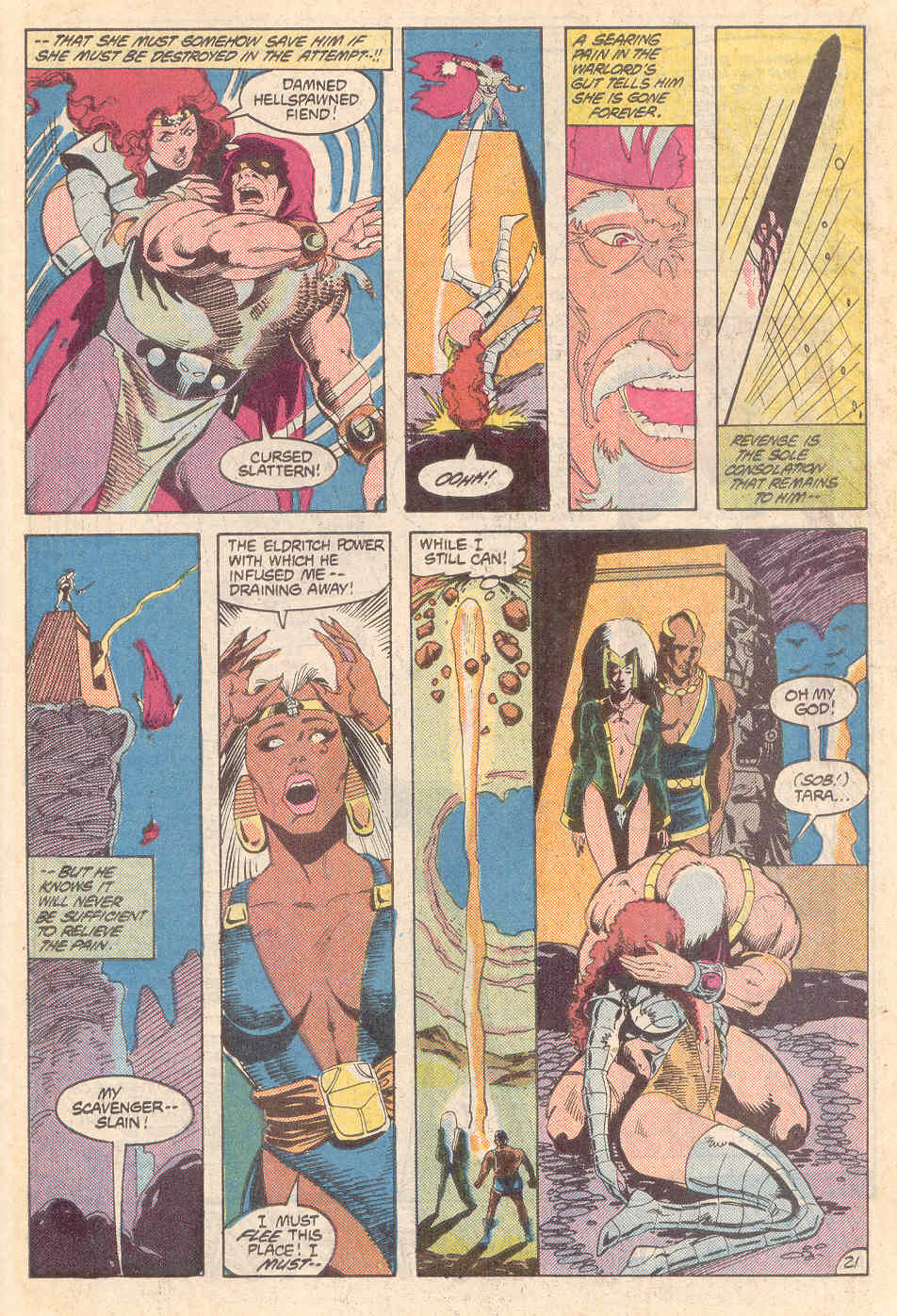 Read online Warlord (1976) comic -  Issue #126 - 21