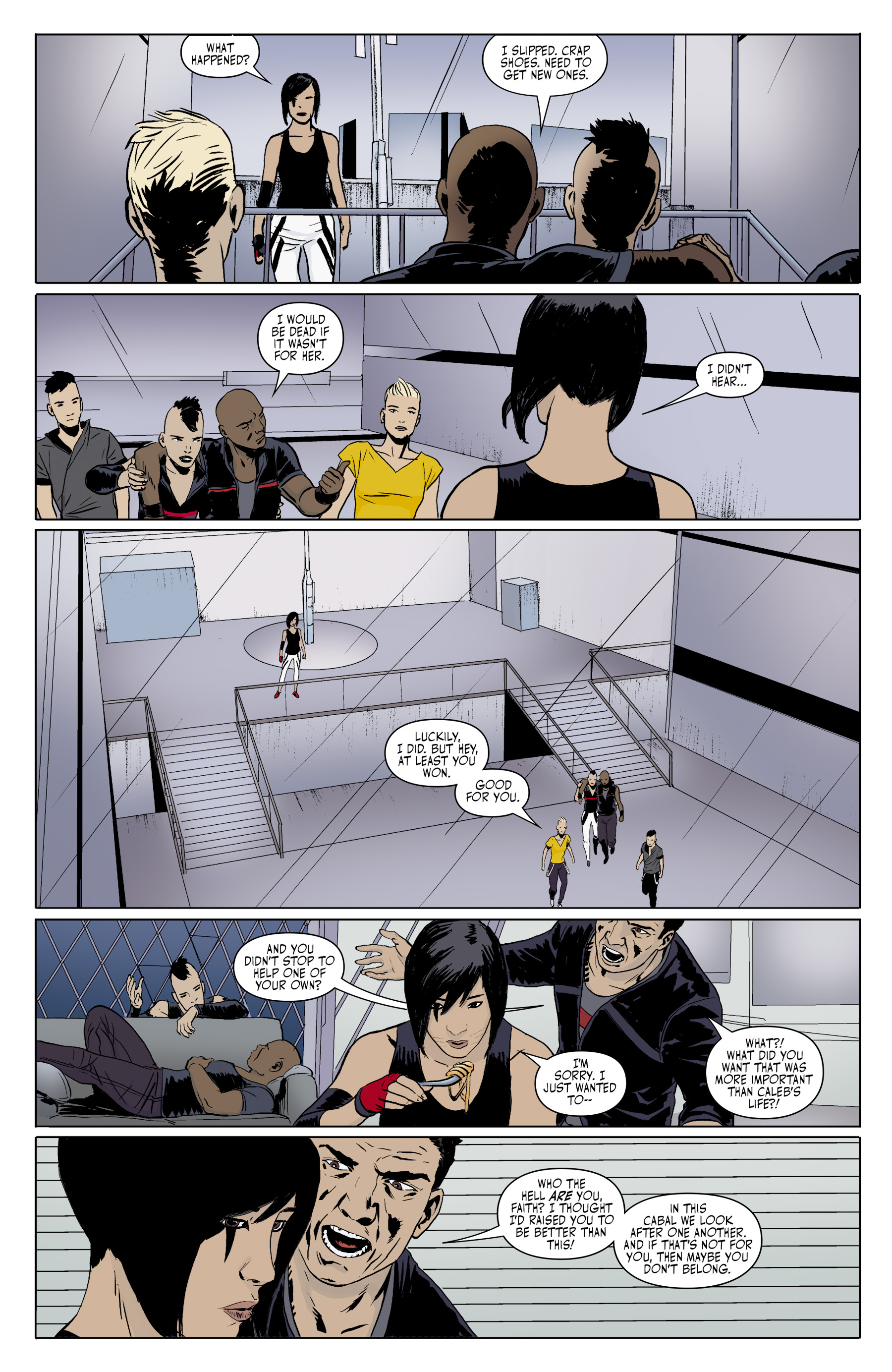 Read online Mirror's Edge: Exordium comic -  Issue #3 - 16