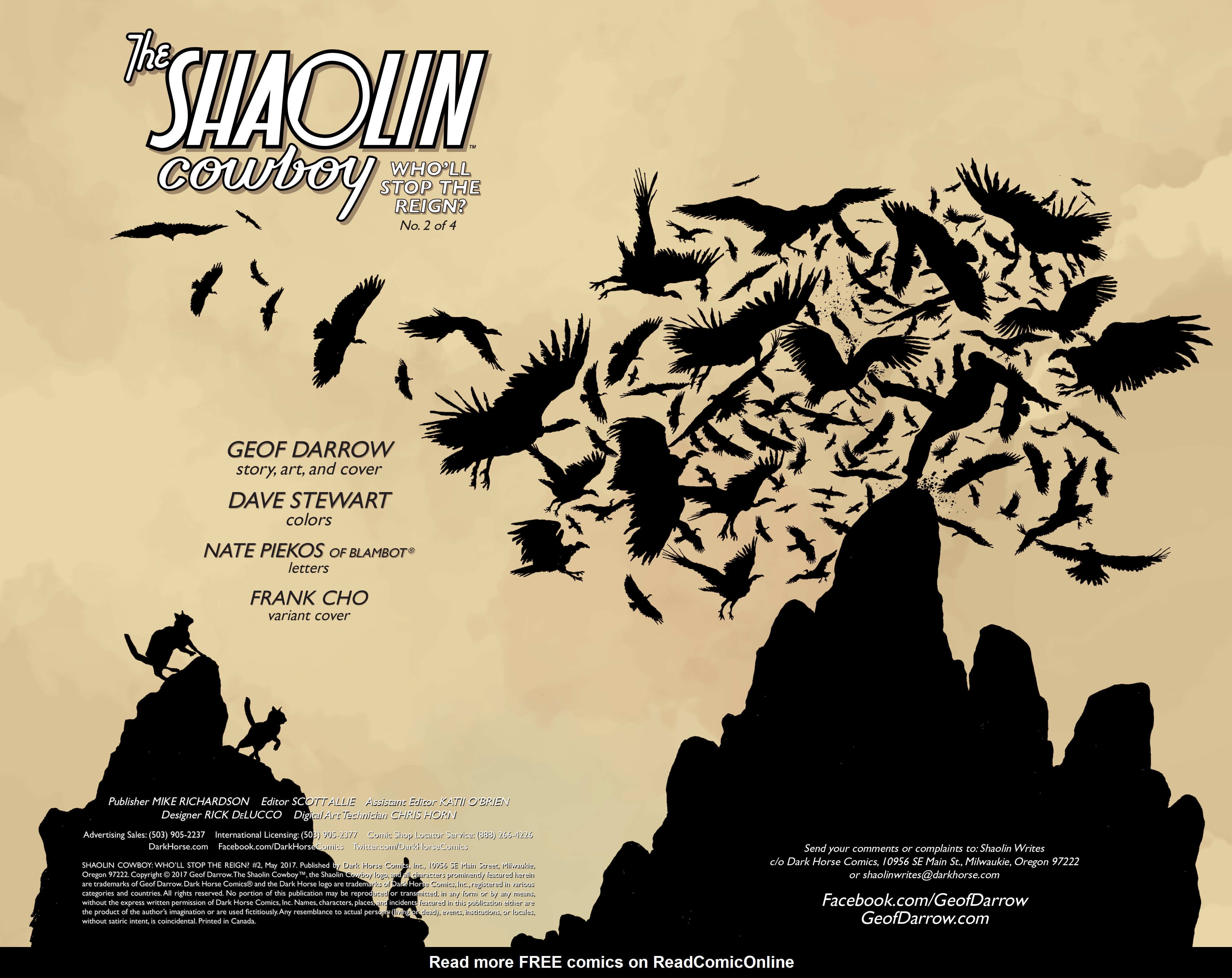 Read online The Shaolin Cowboy: Who'll Stop the Reign? comic -  Issue #2 - 3