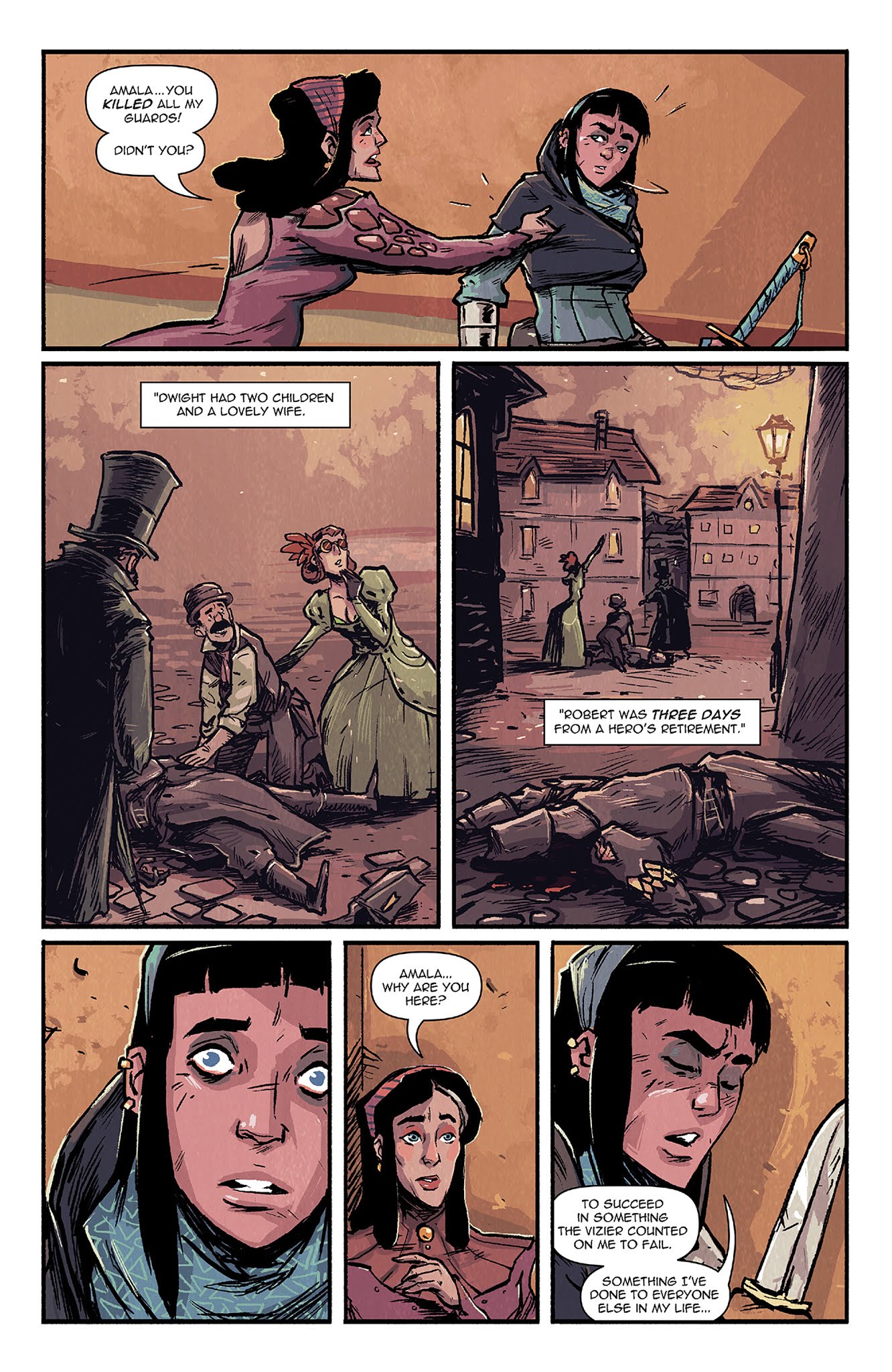 Read online Amala's Blade comic -  Issue #3 - 5