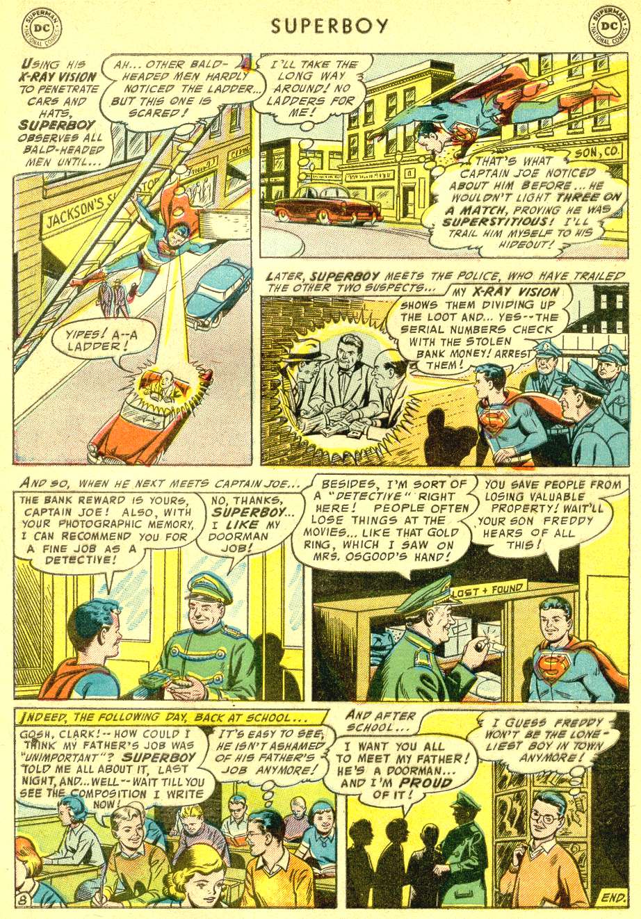 Read online Superboy (1949) comic -  Issue #49 - 9